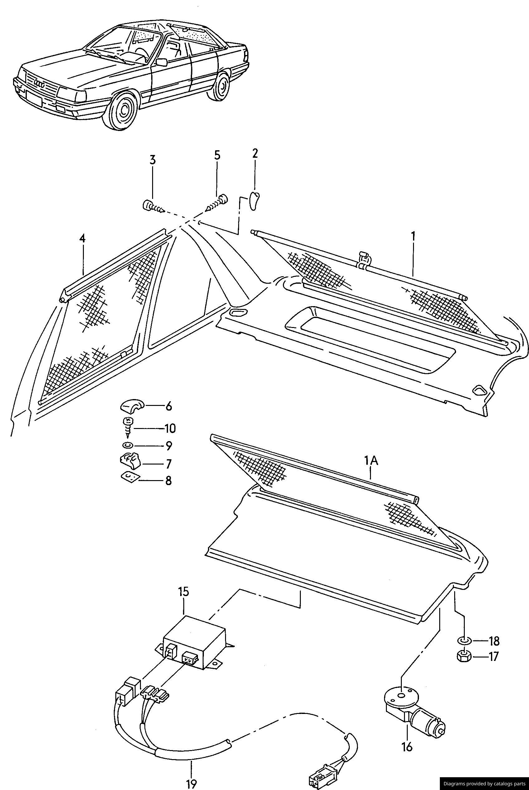Car part diagram