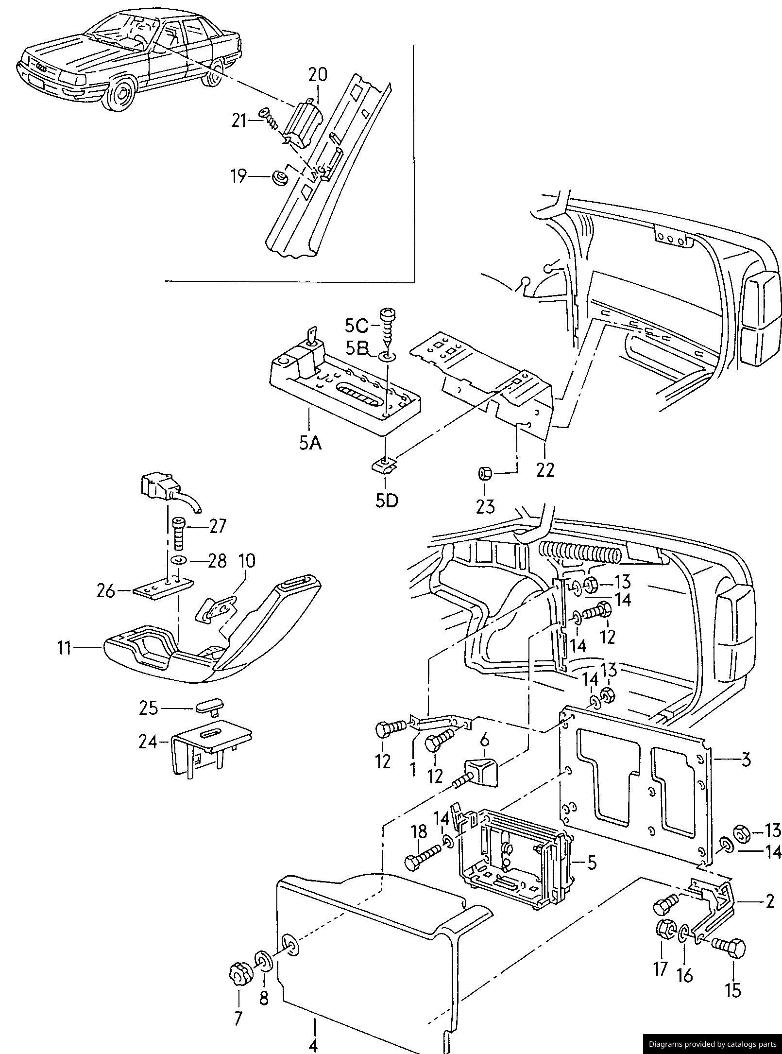 Car part diagram