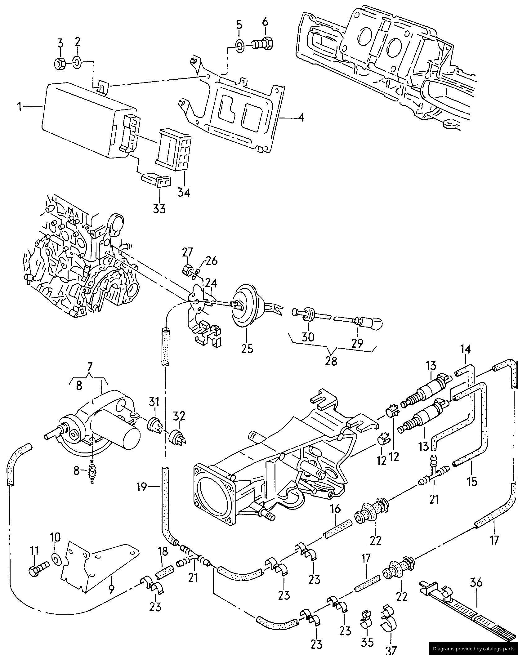 Car part diagram
