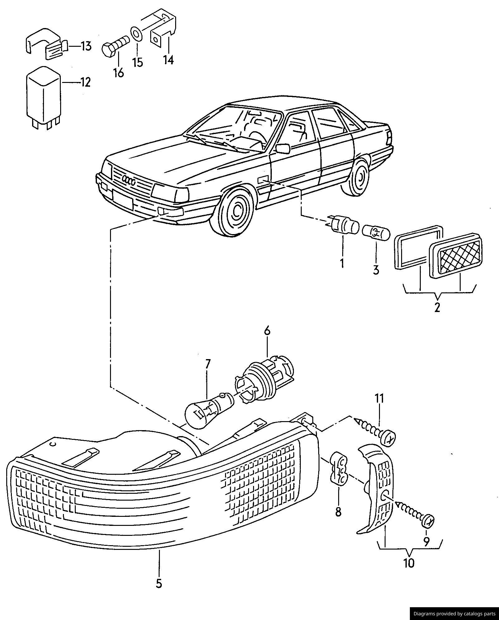 Car part diagram
