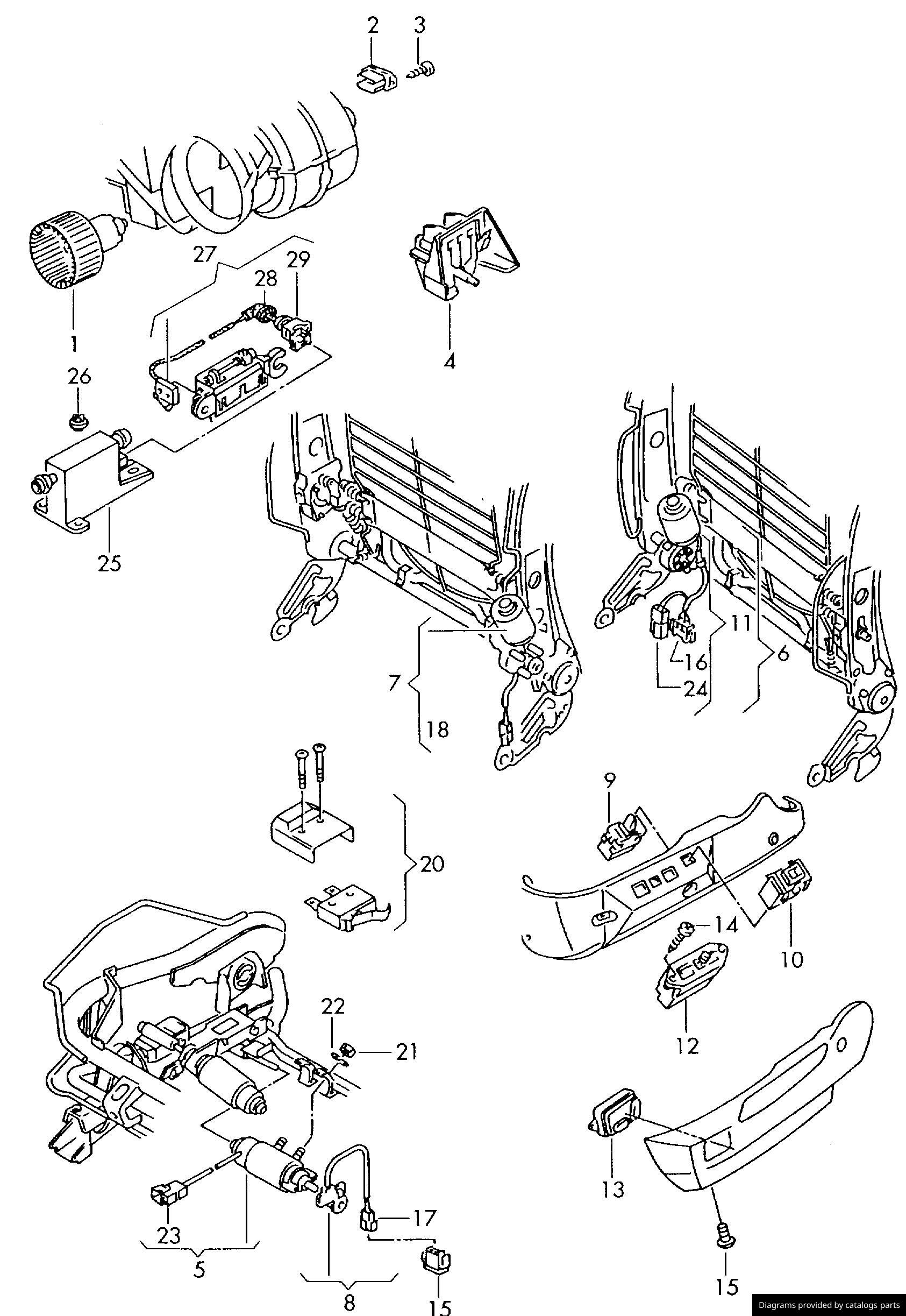 Car part diagram