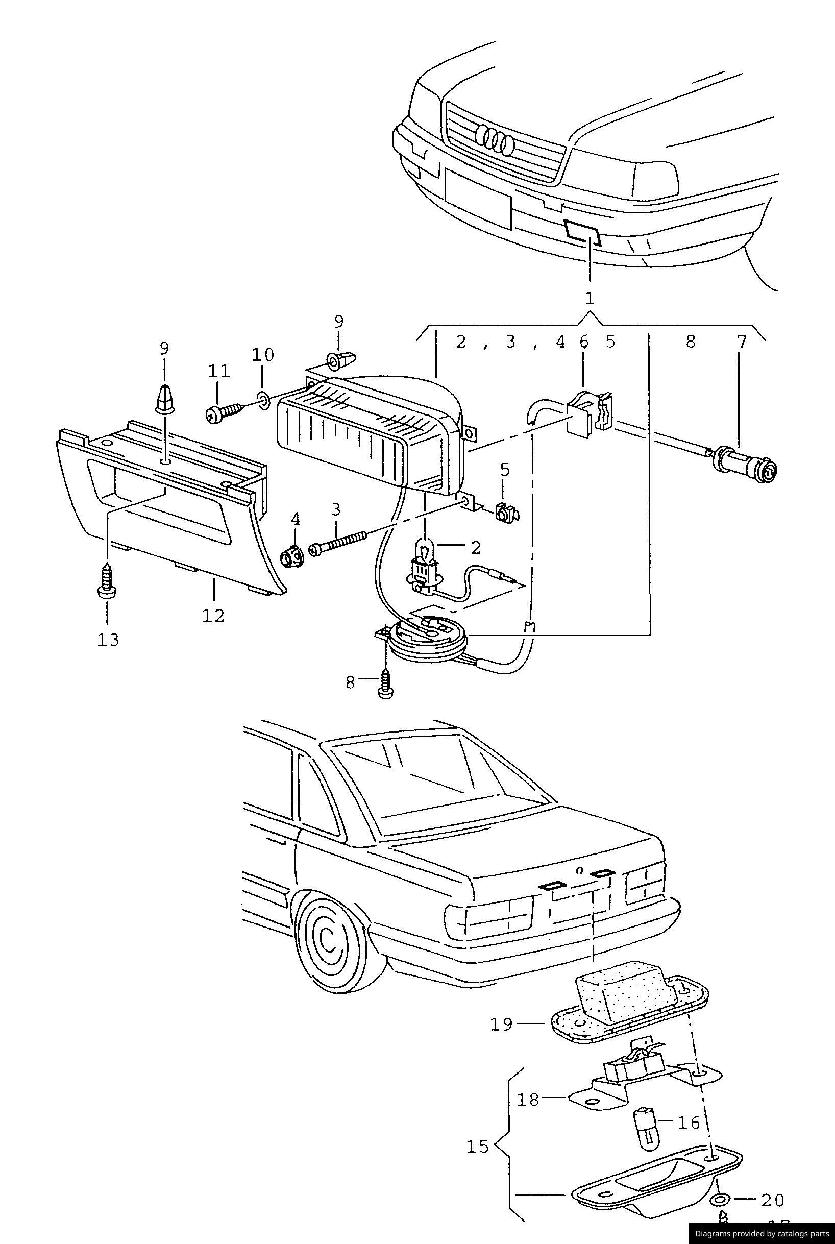 Car part diagram