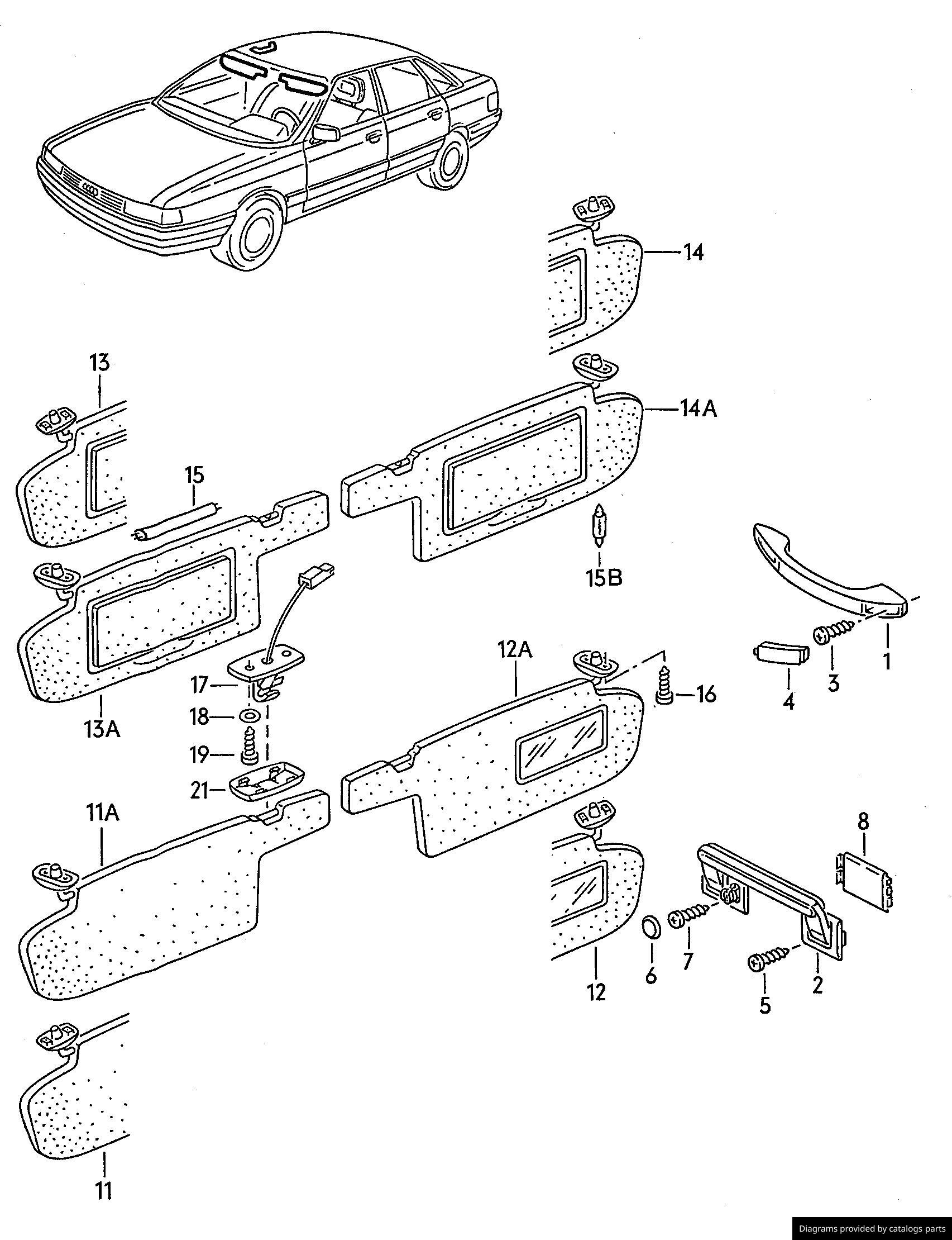 Car part diagram