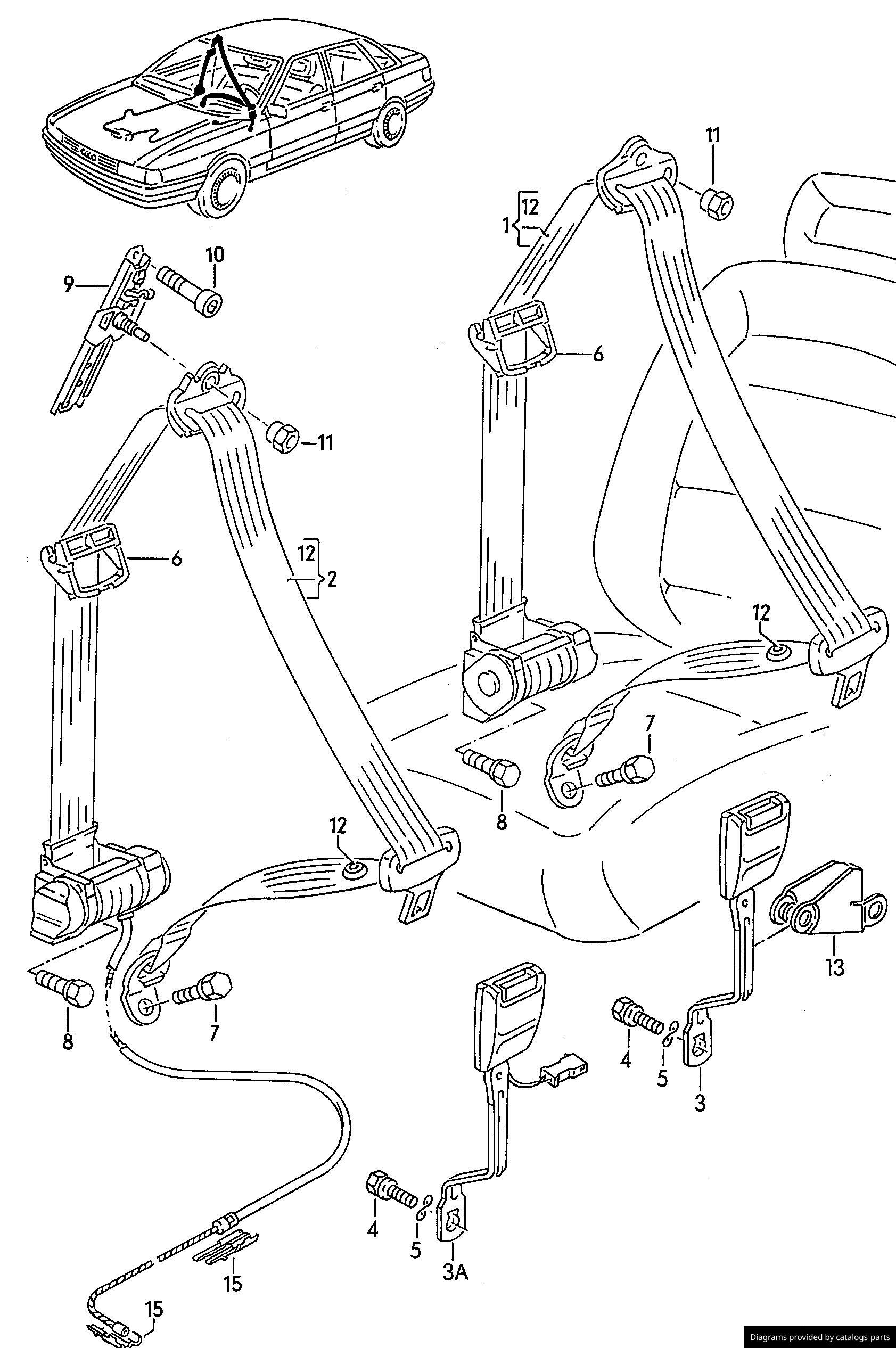 Car part diagram