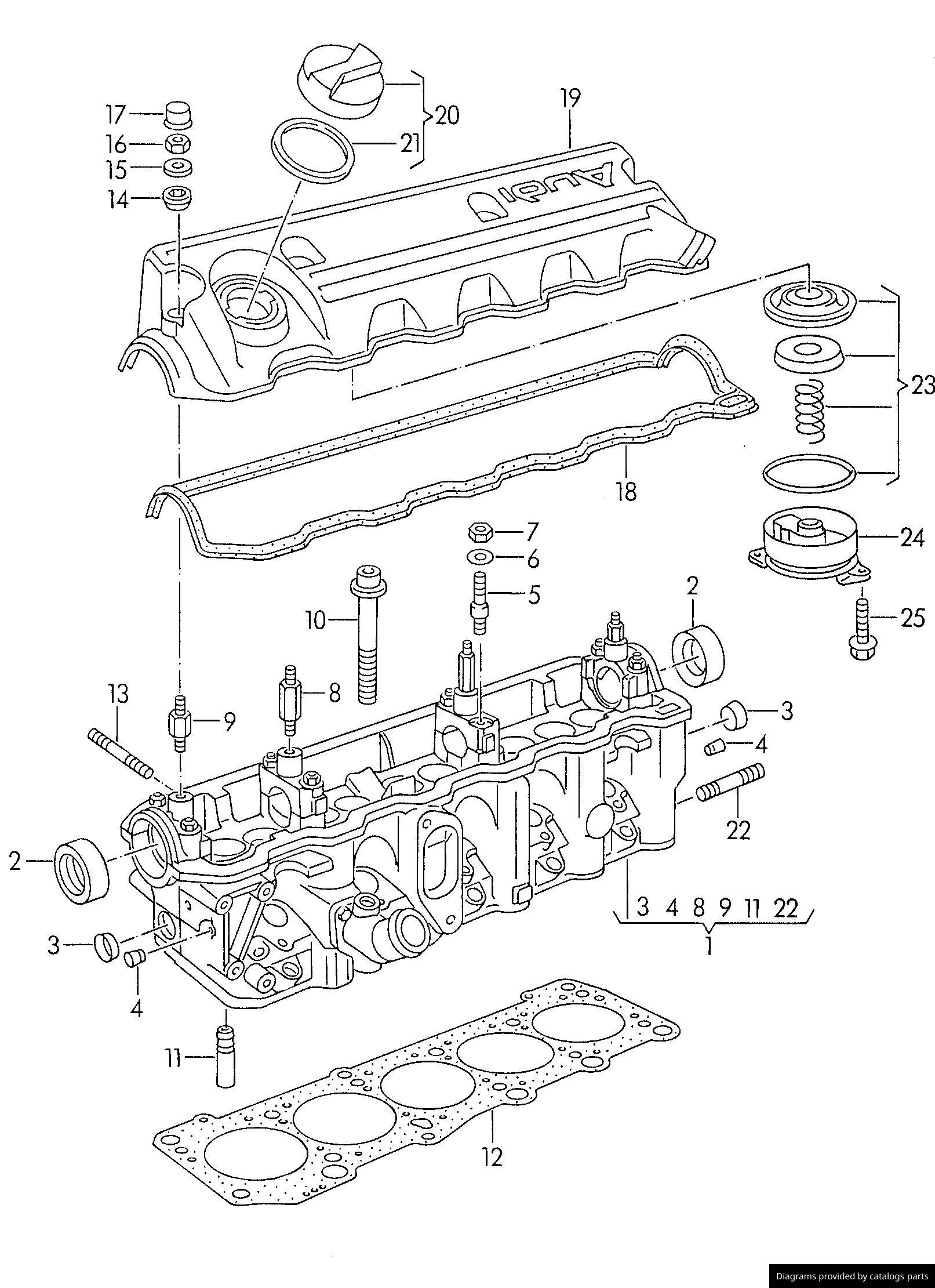Car part diagram