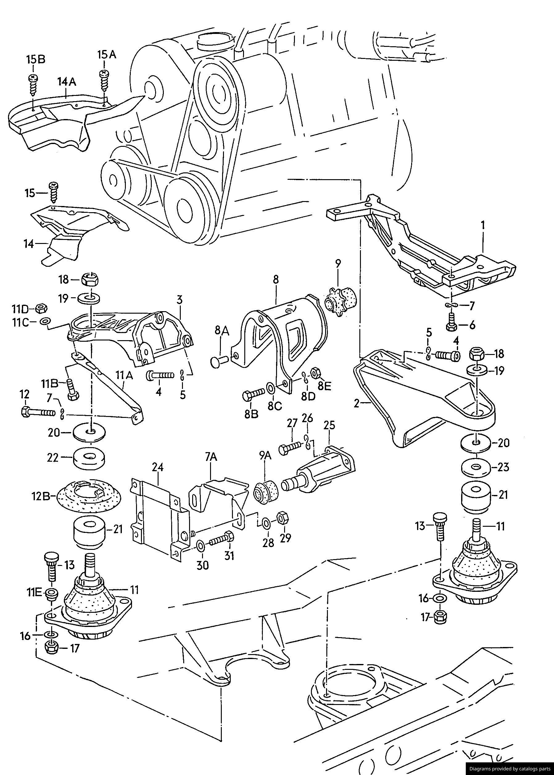 Car part diagram