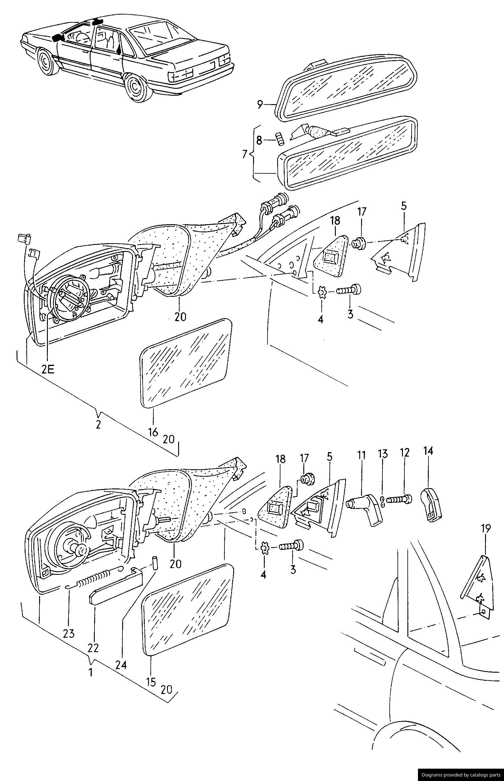 Car part diagram