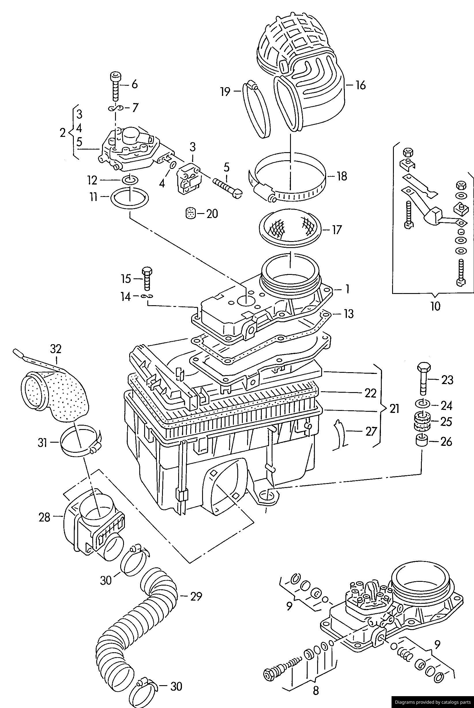 Car part diagram