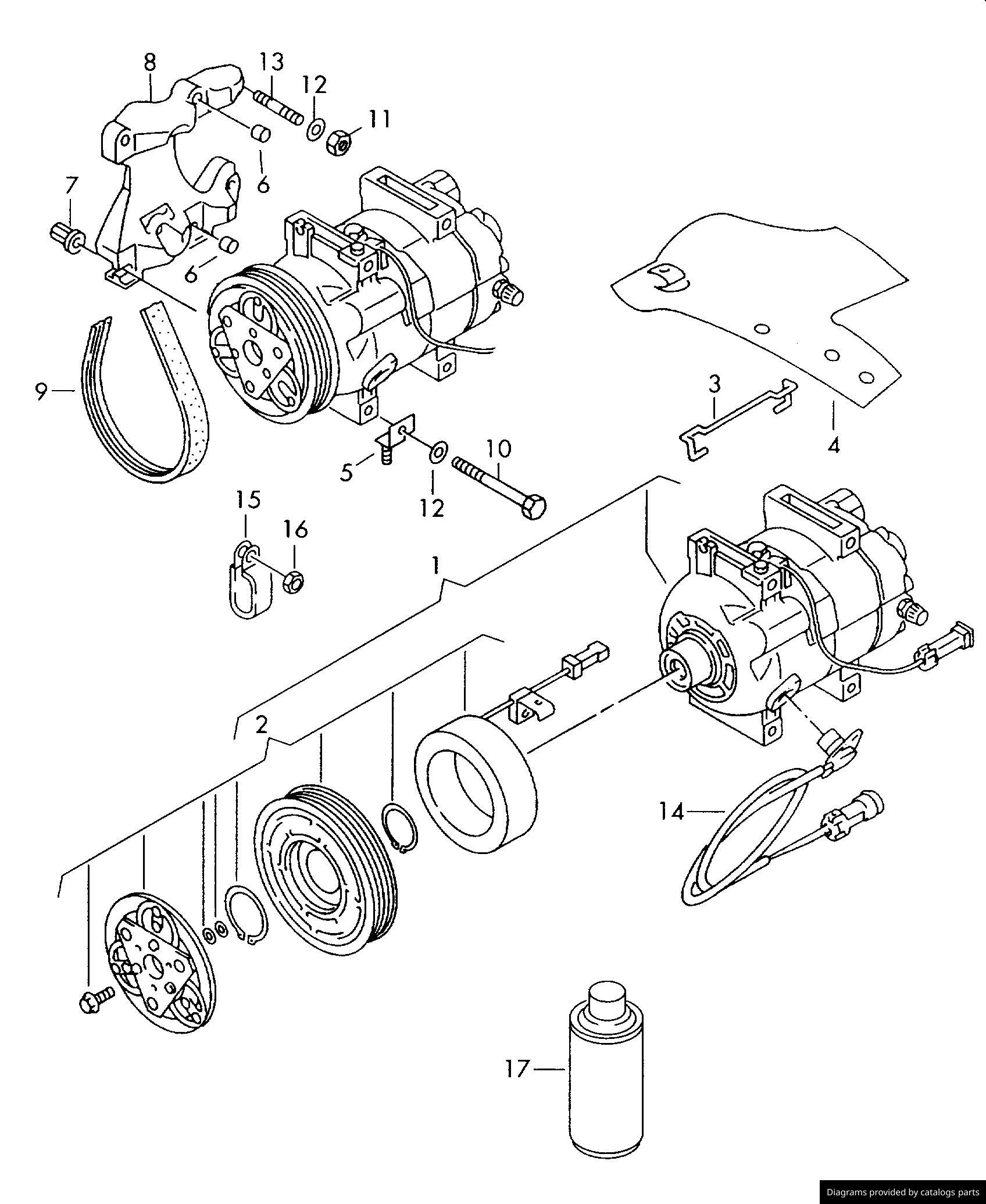 Car part diagram