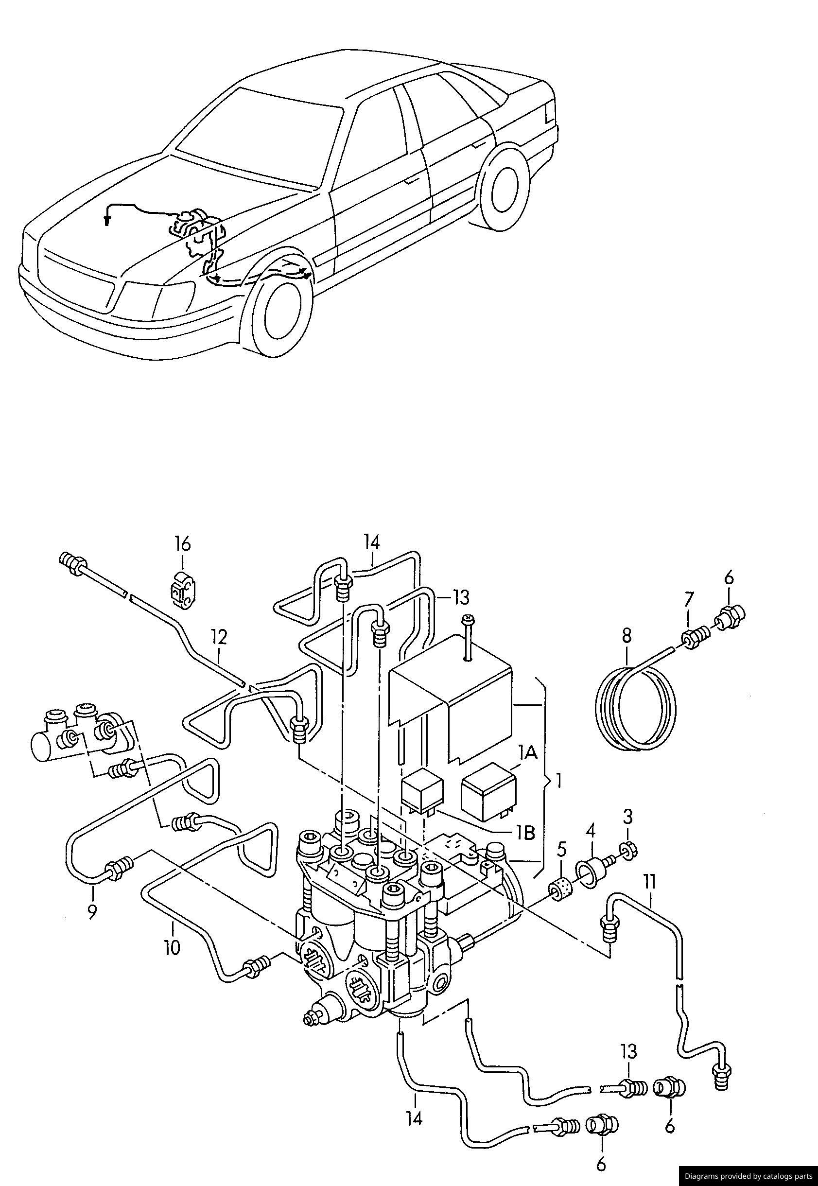 Car part diagram