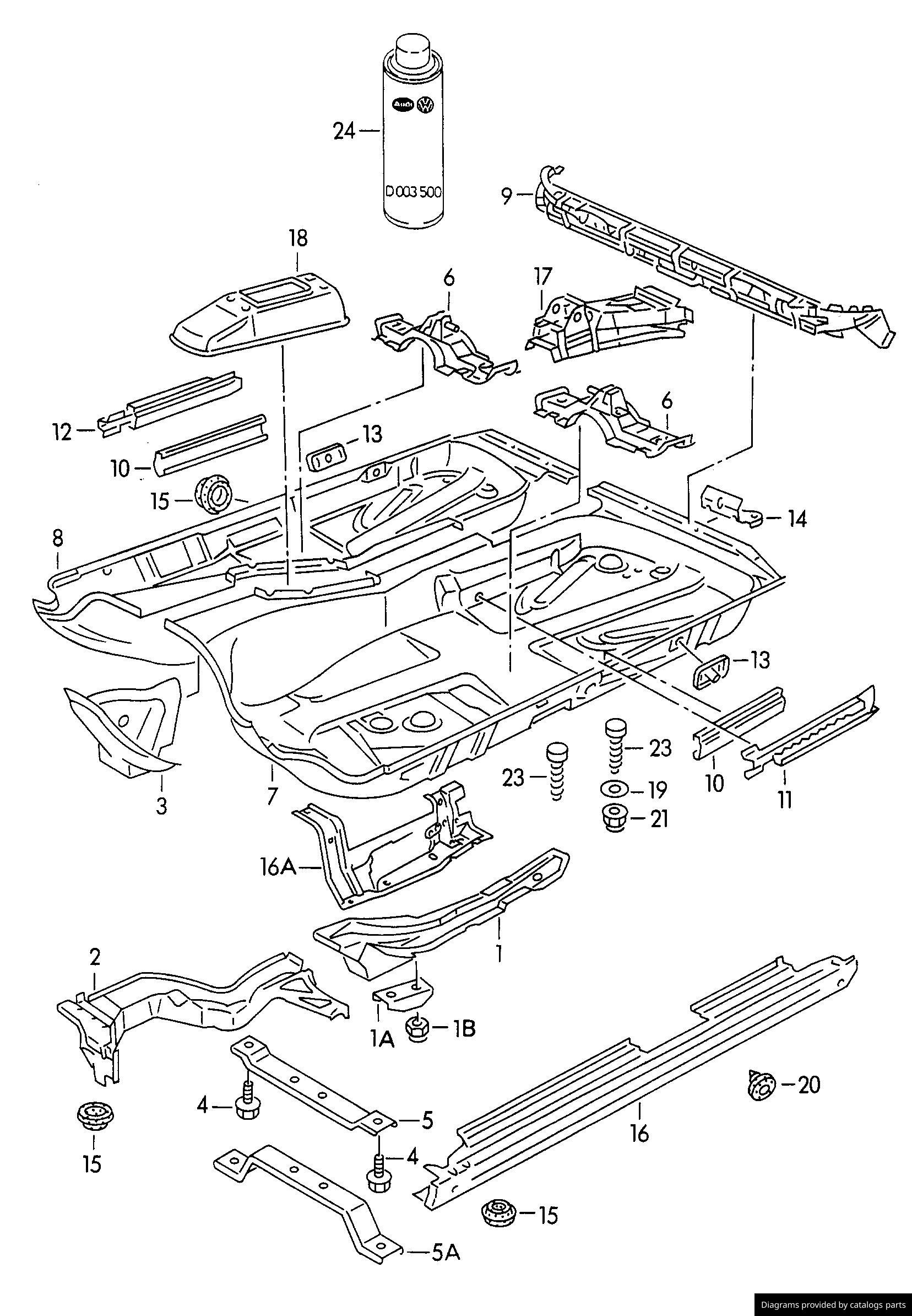 Car part diagram