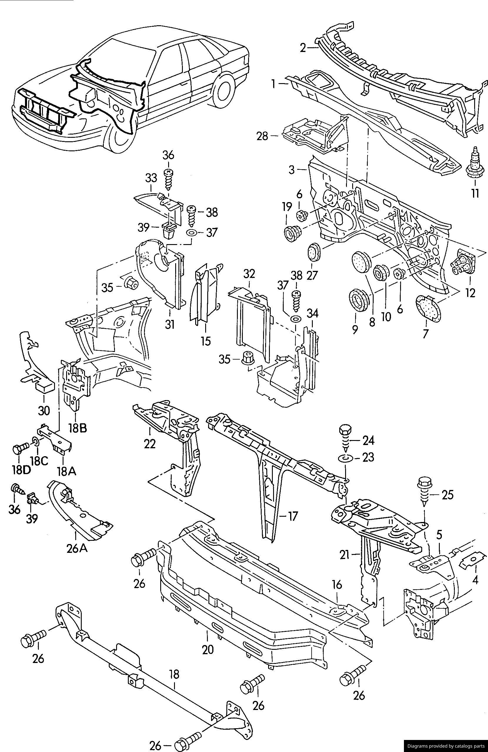 Car part diagram