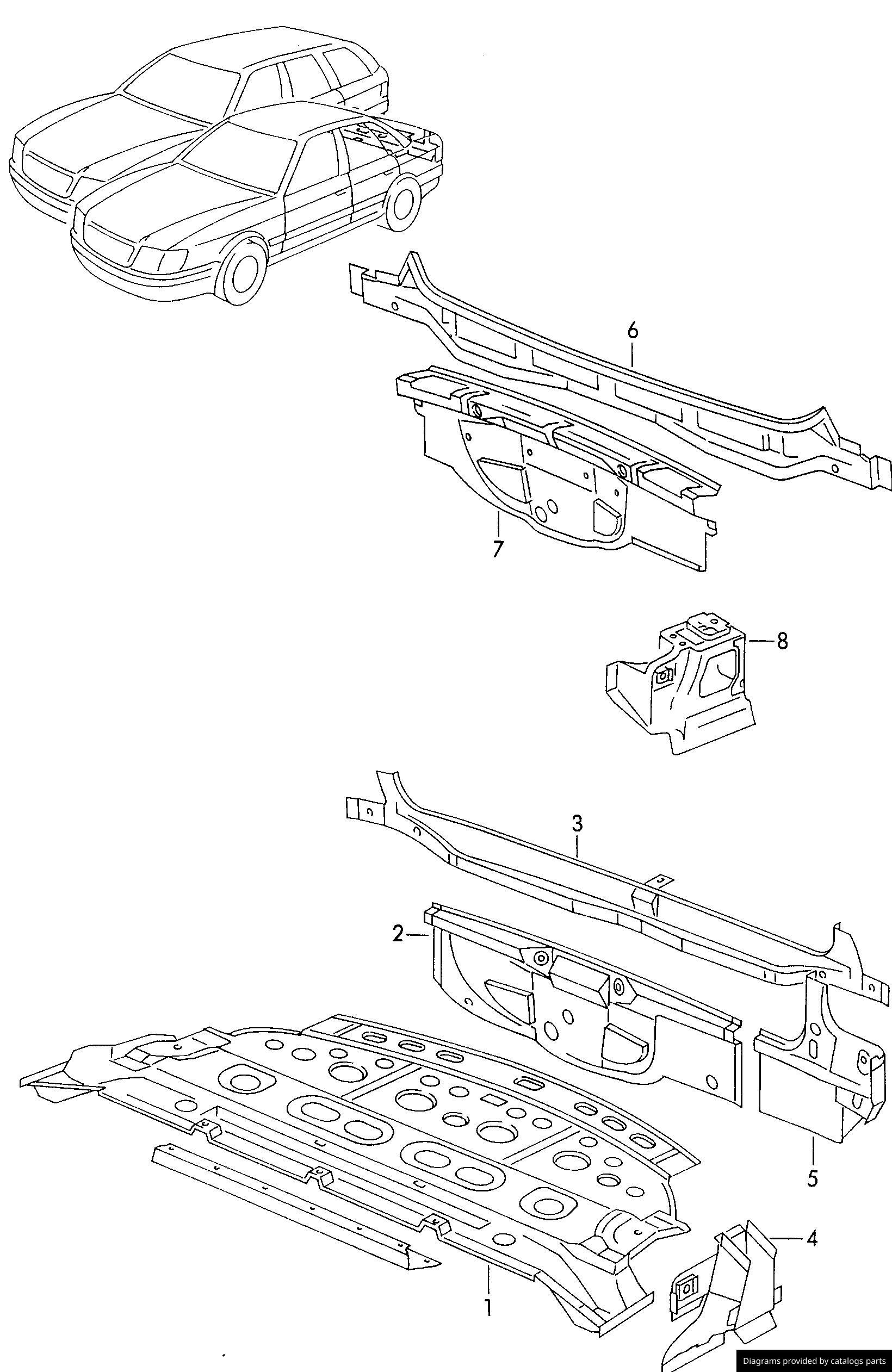 Car part diagram