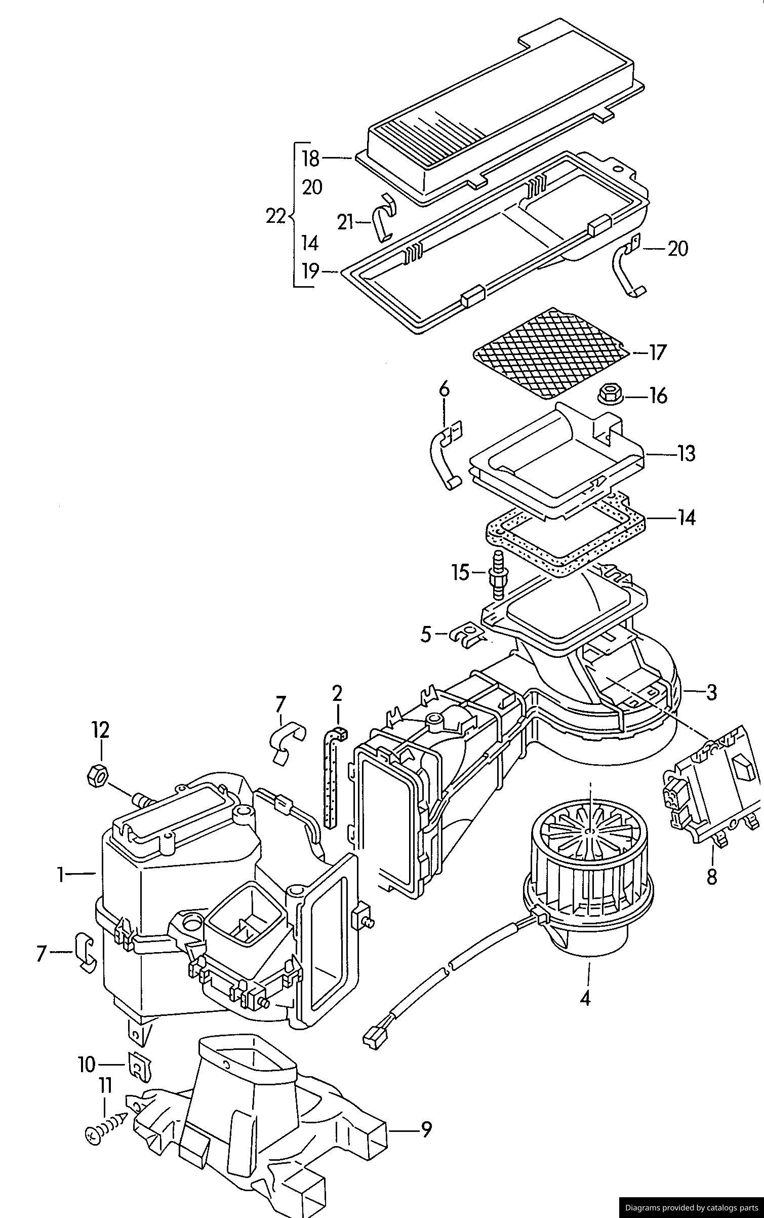 Car part diagram