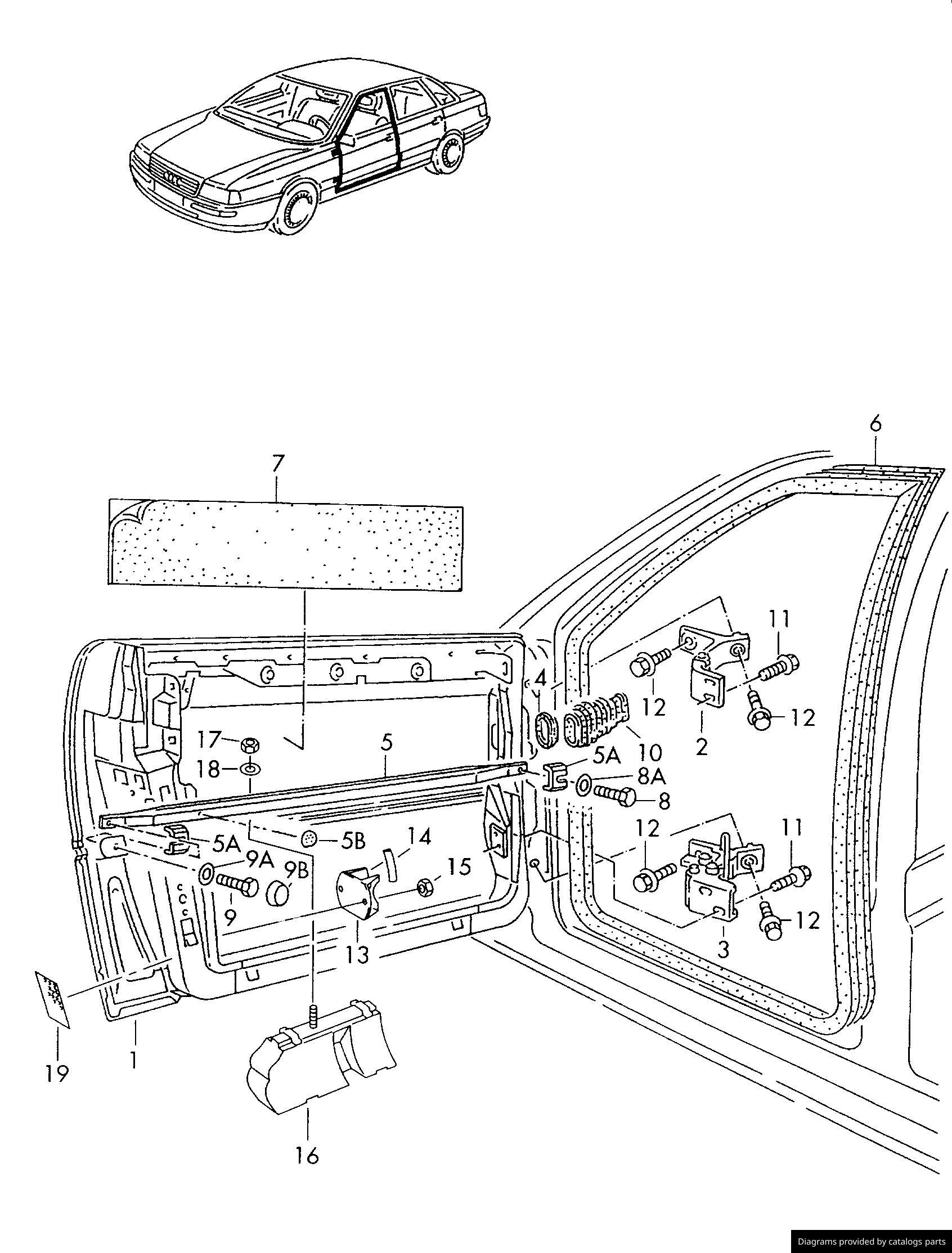 Car part diagram