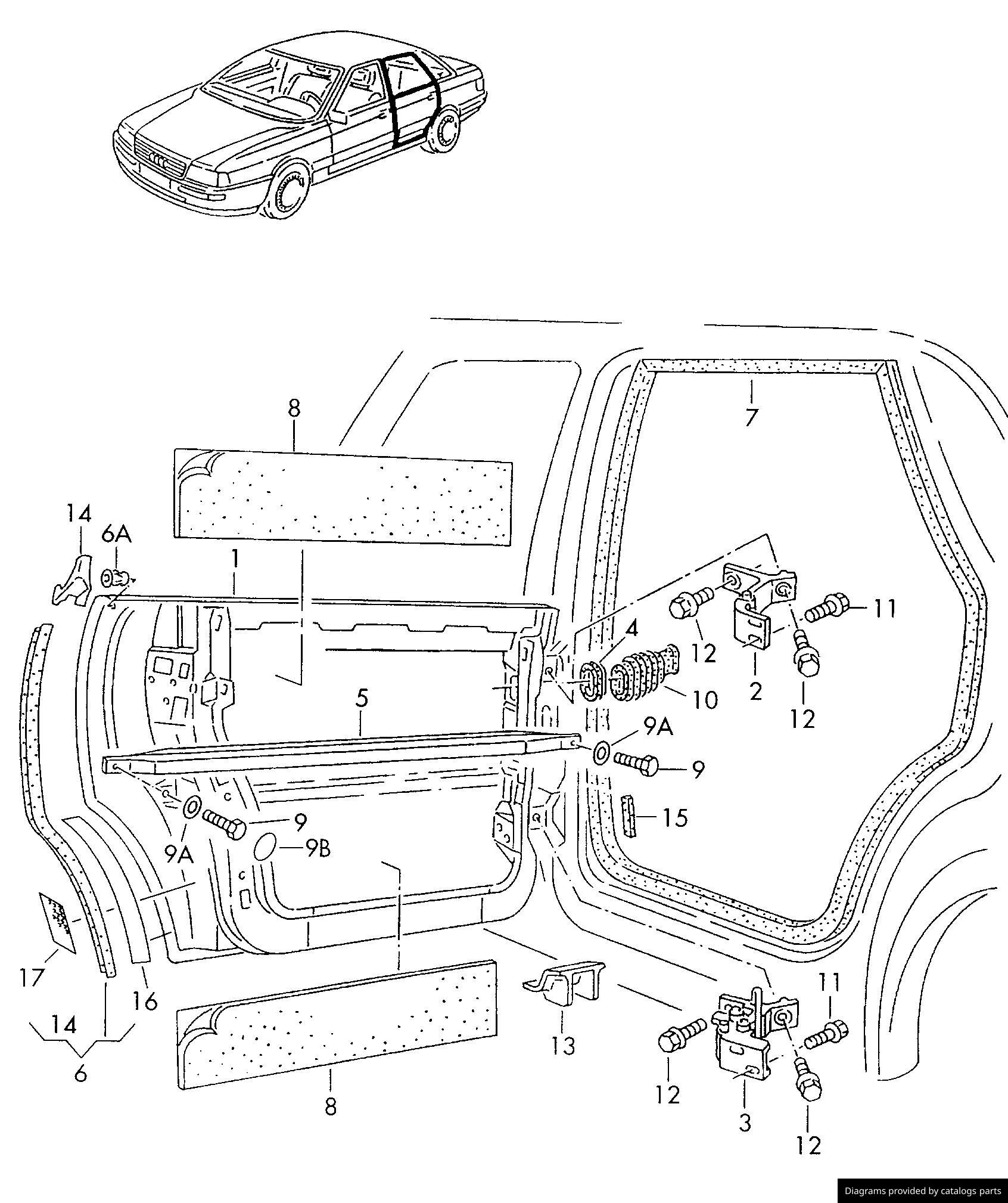Car part diagram