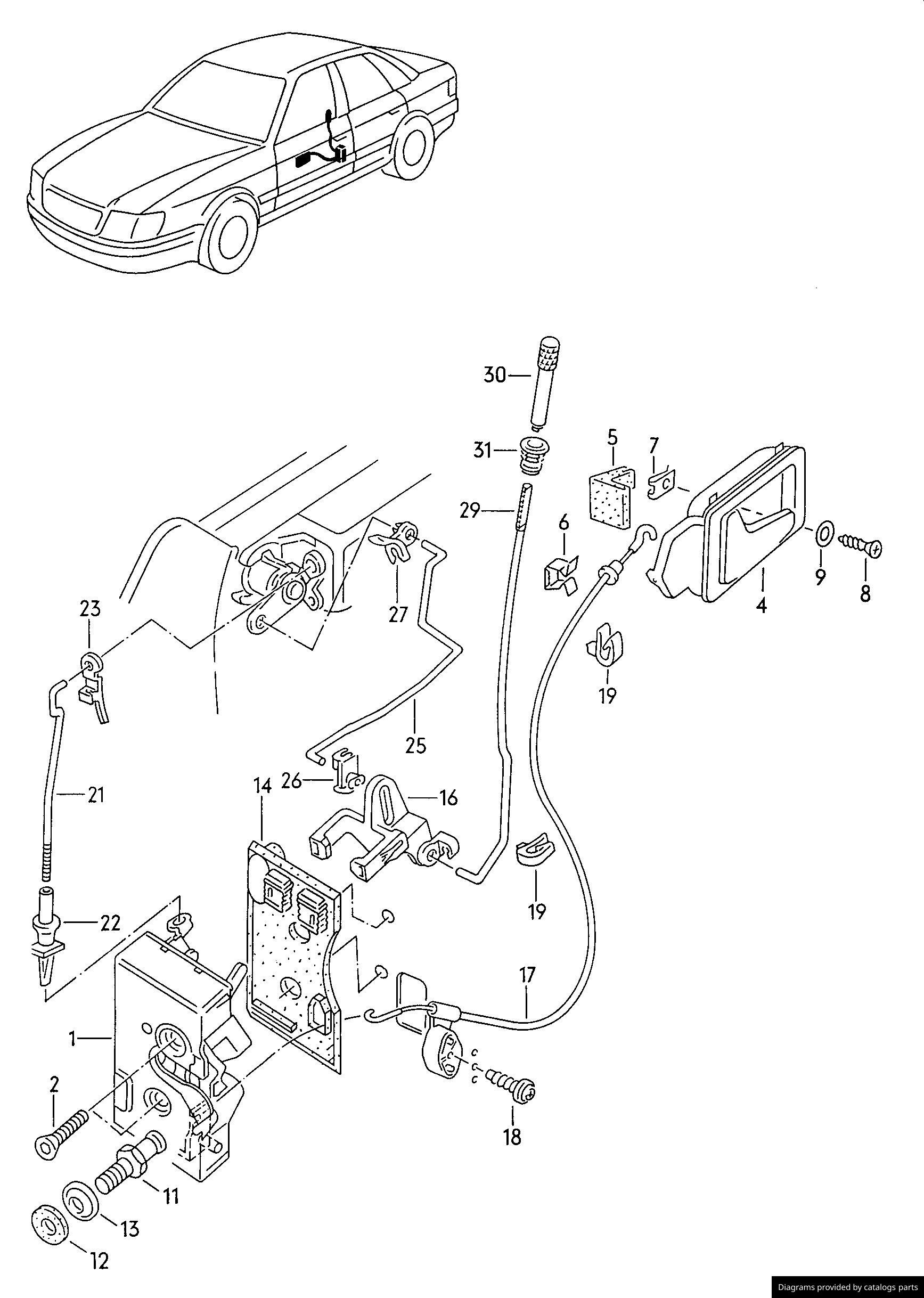 Car part diagram