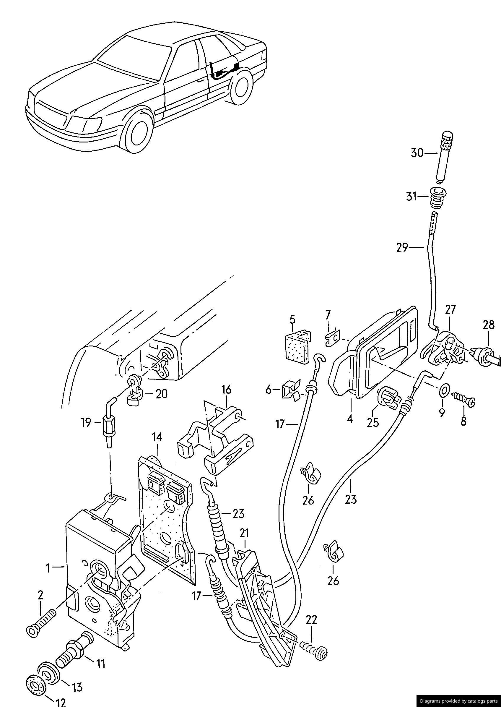 Car part diagram