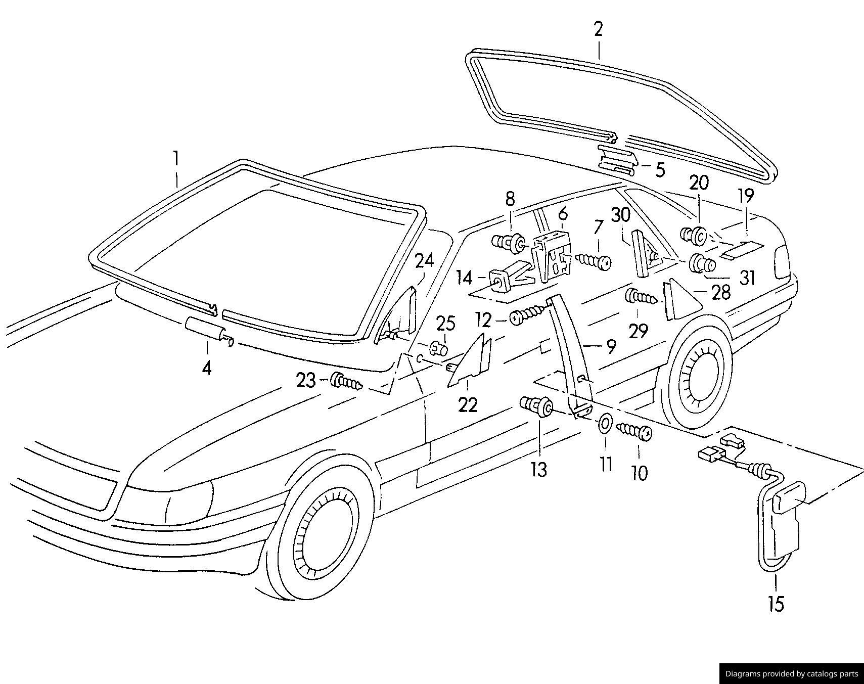 Car part diagram