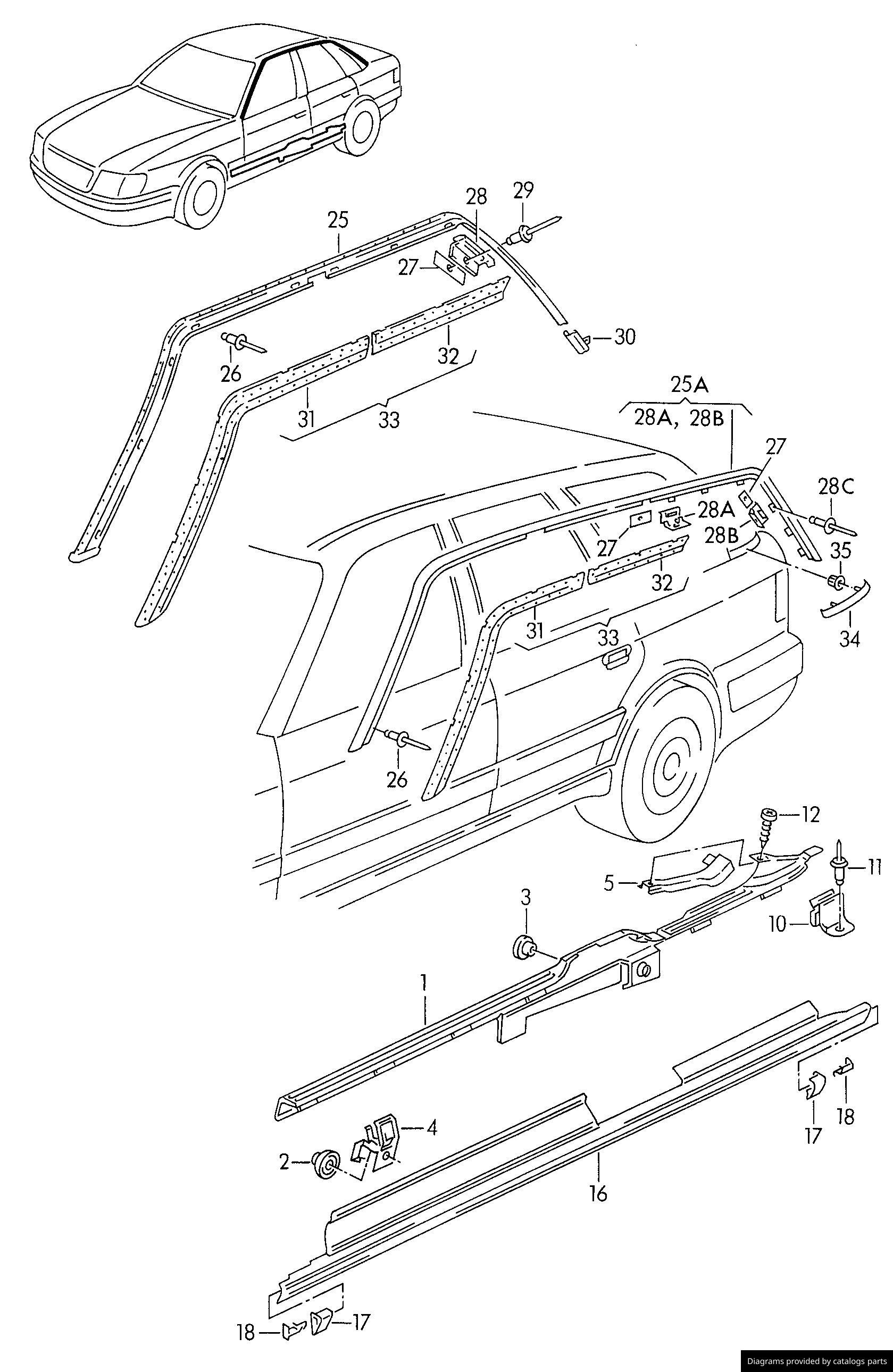 Car part diagram