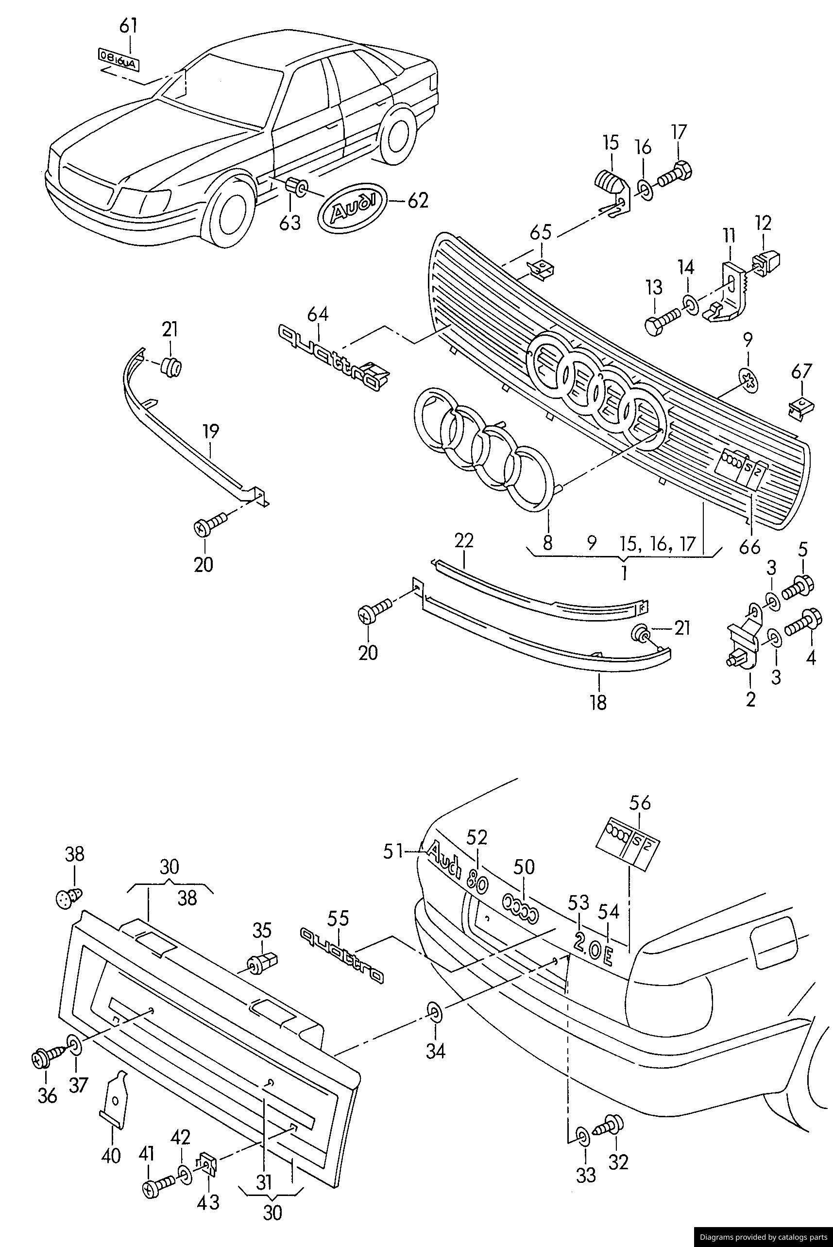 Car part diagram