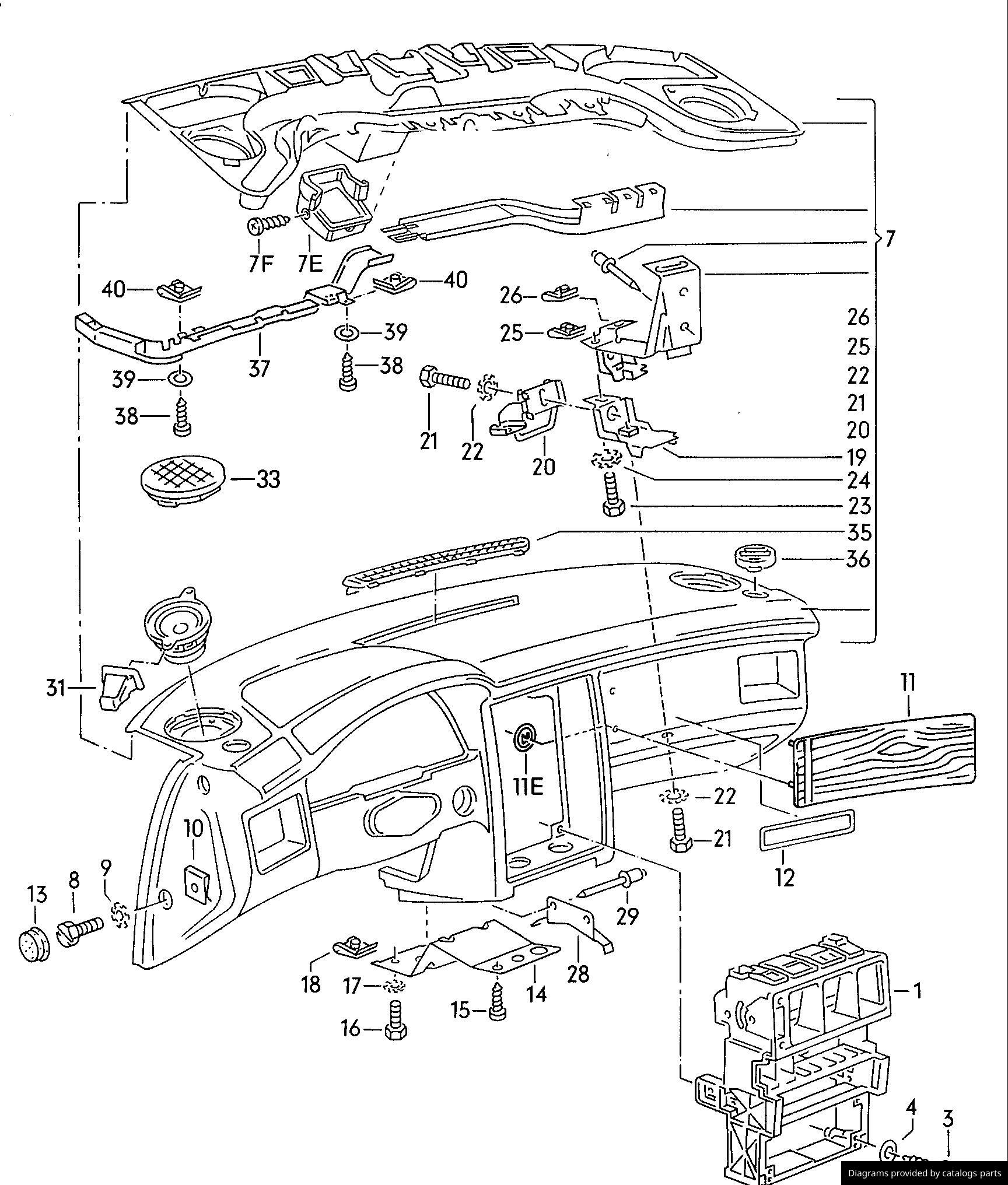 Car part diagram