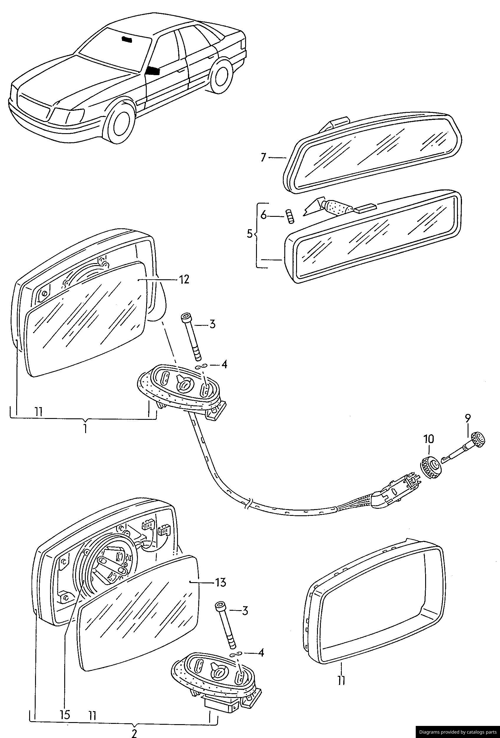 Car part diagram