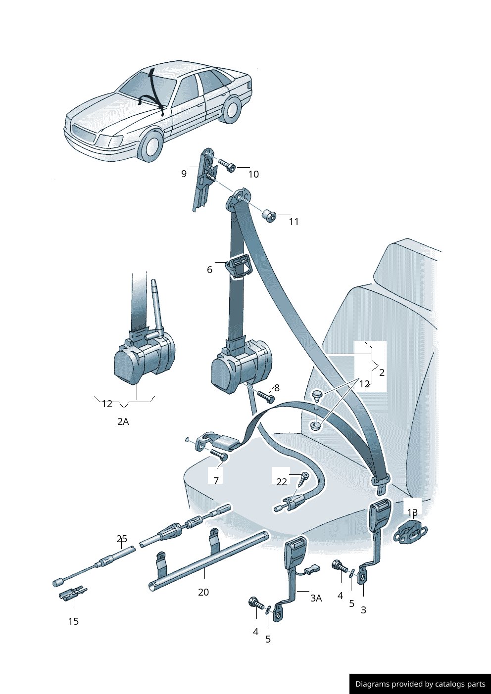 Car part diagram
