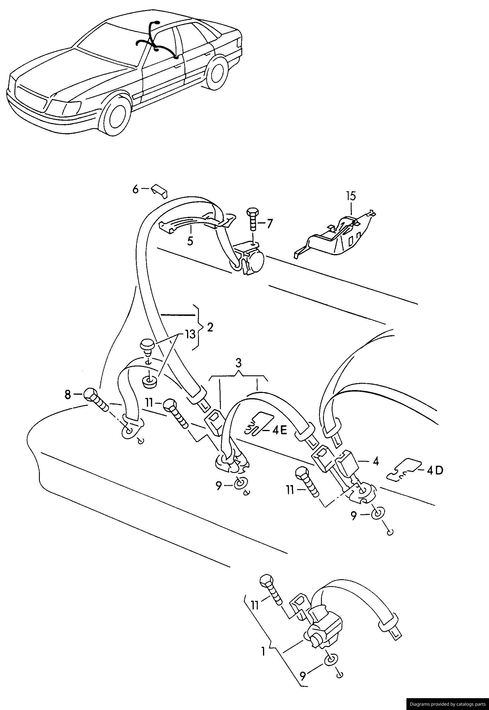Car part diagram