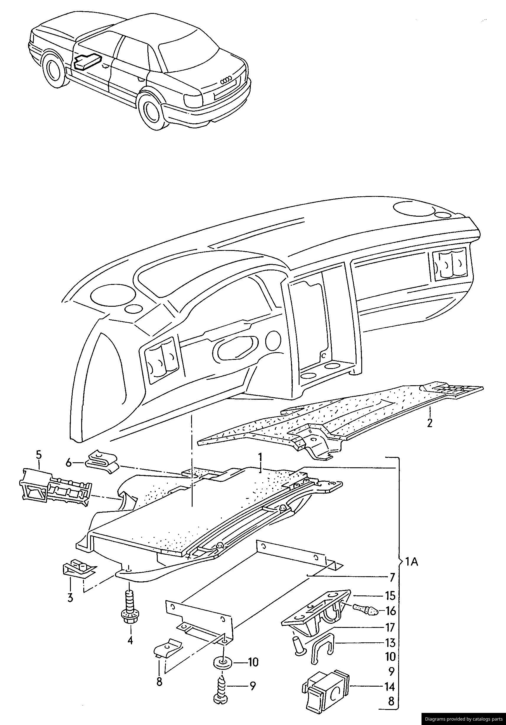 Car part diagram