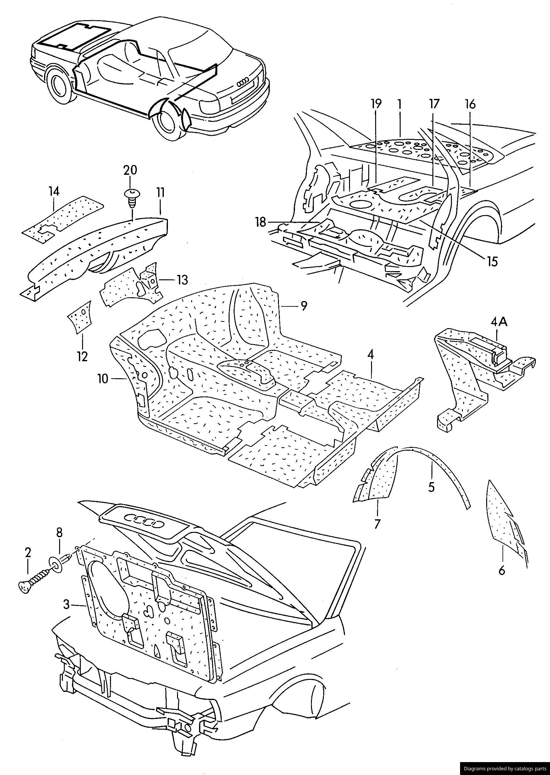 Car part diagram