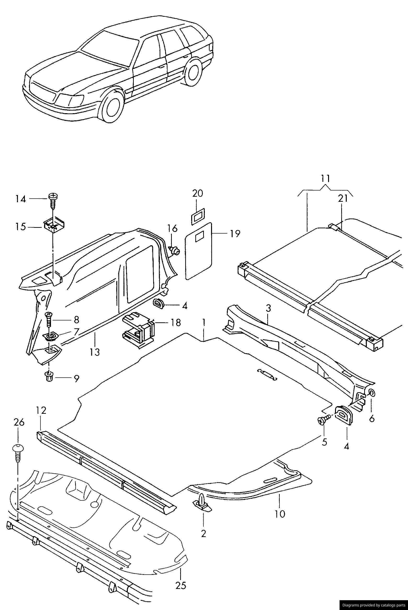 Car part diagram