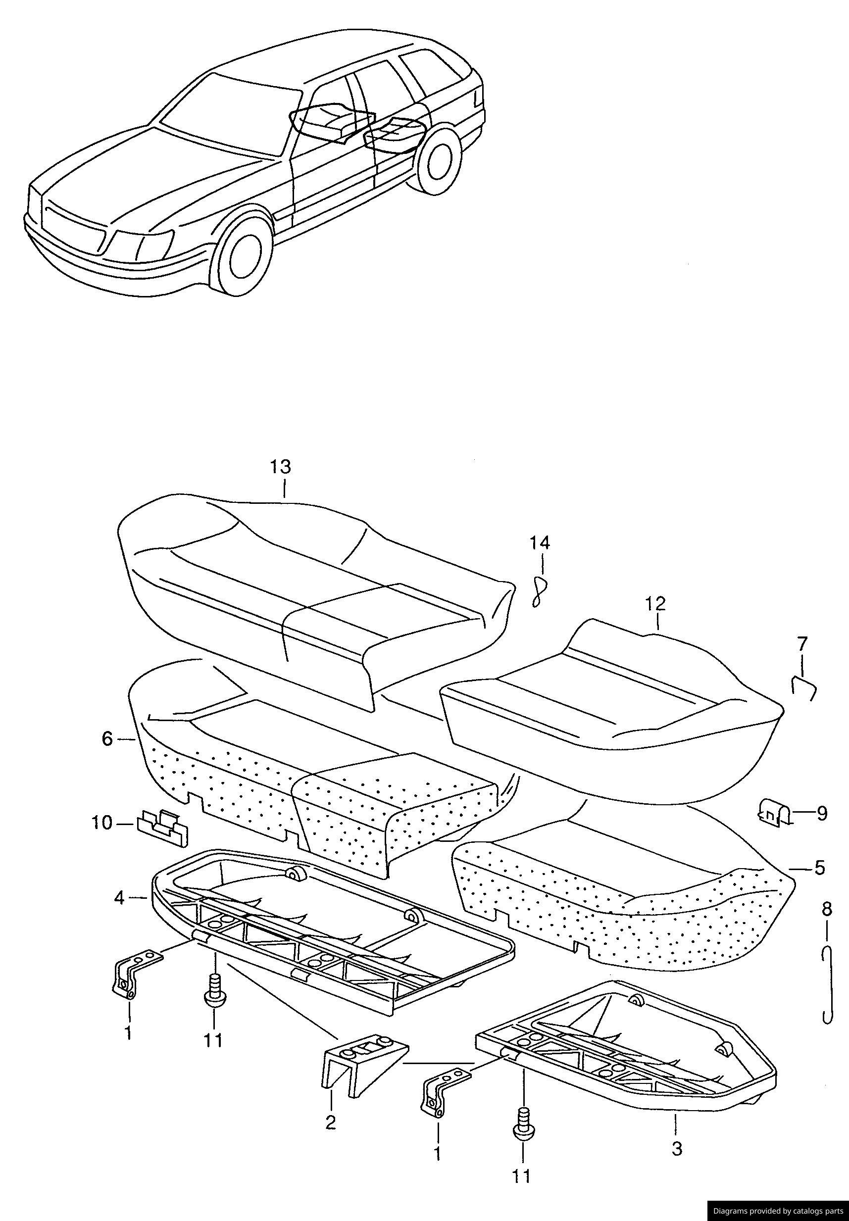 Car part diagram