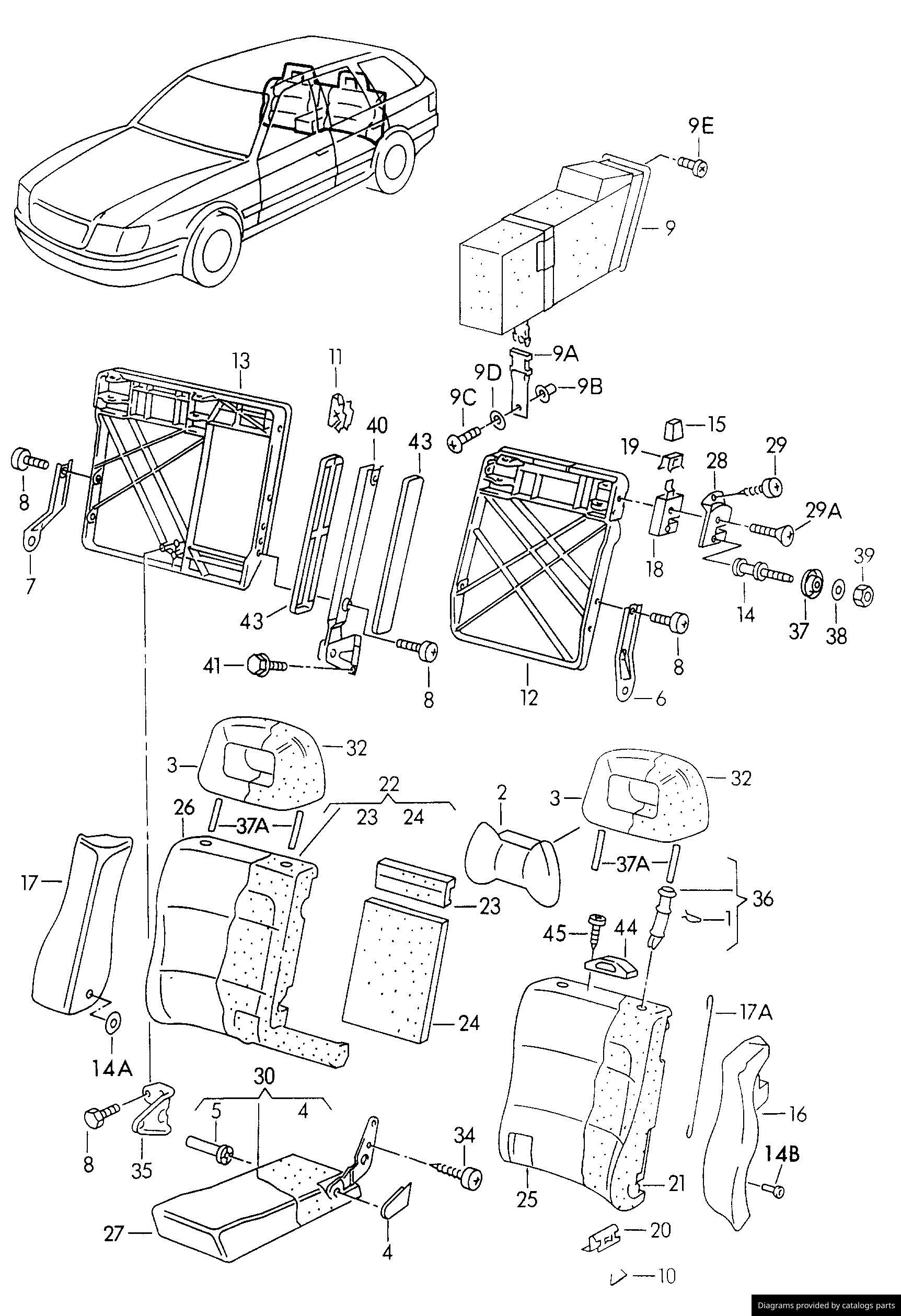 Car part diagram
