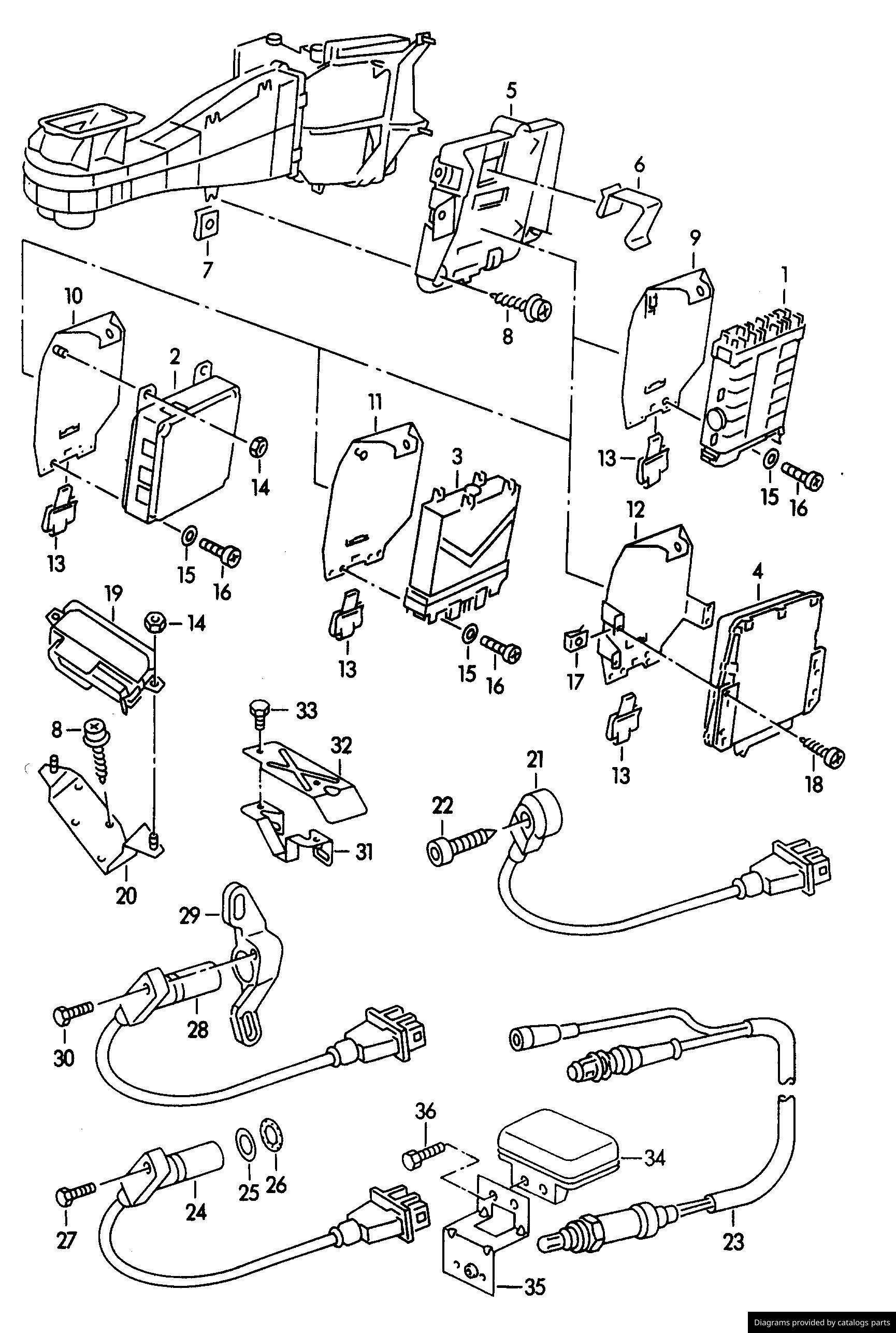 Car part diagram