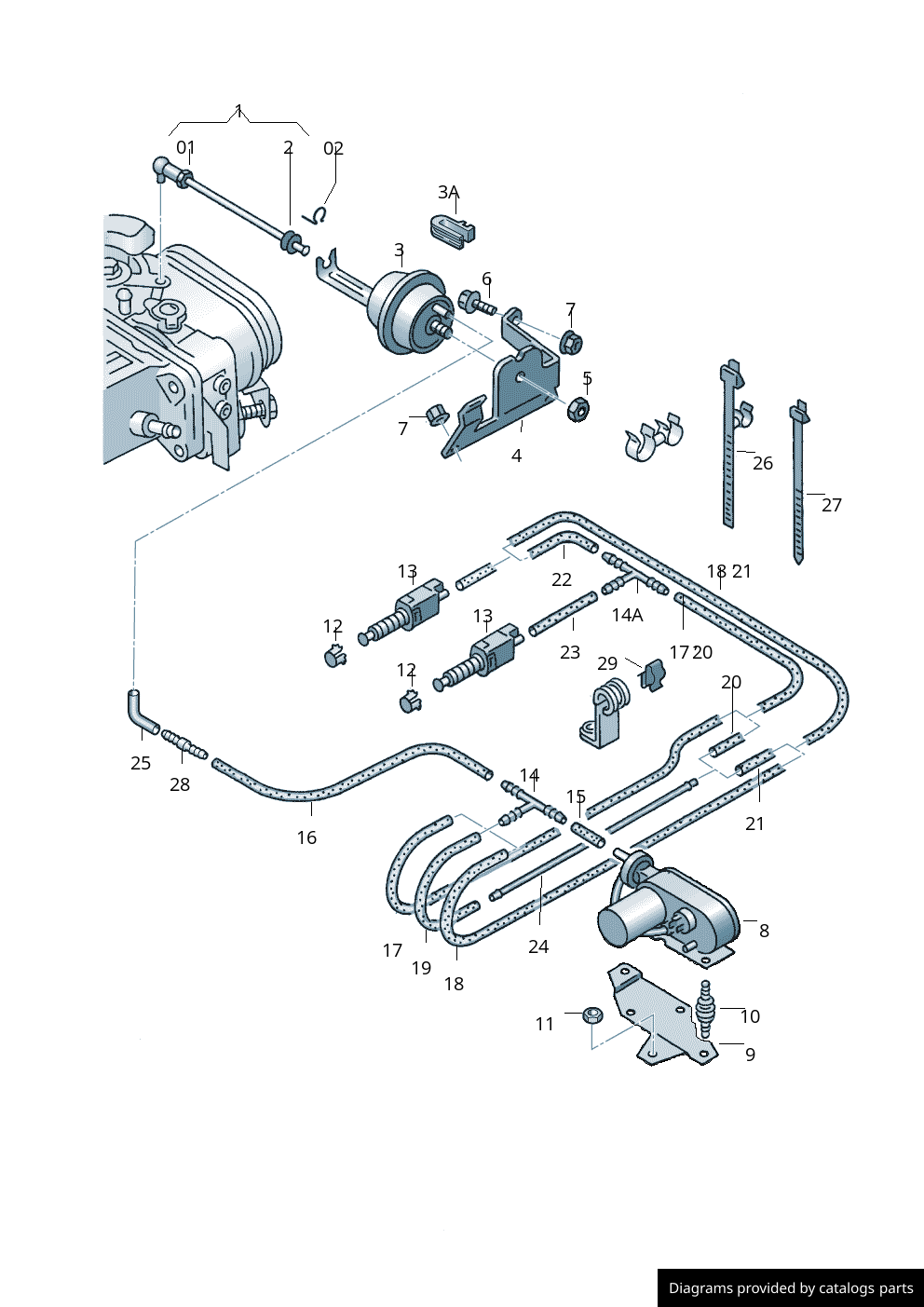 Car part diagram