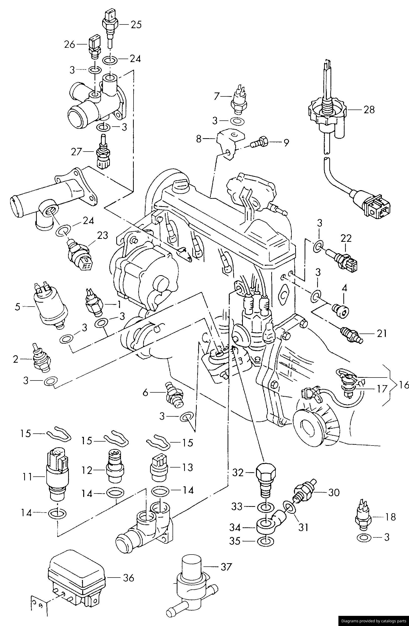 Car part diagram