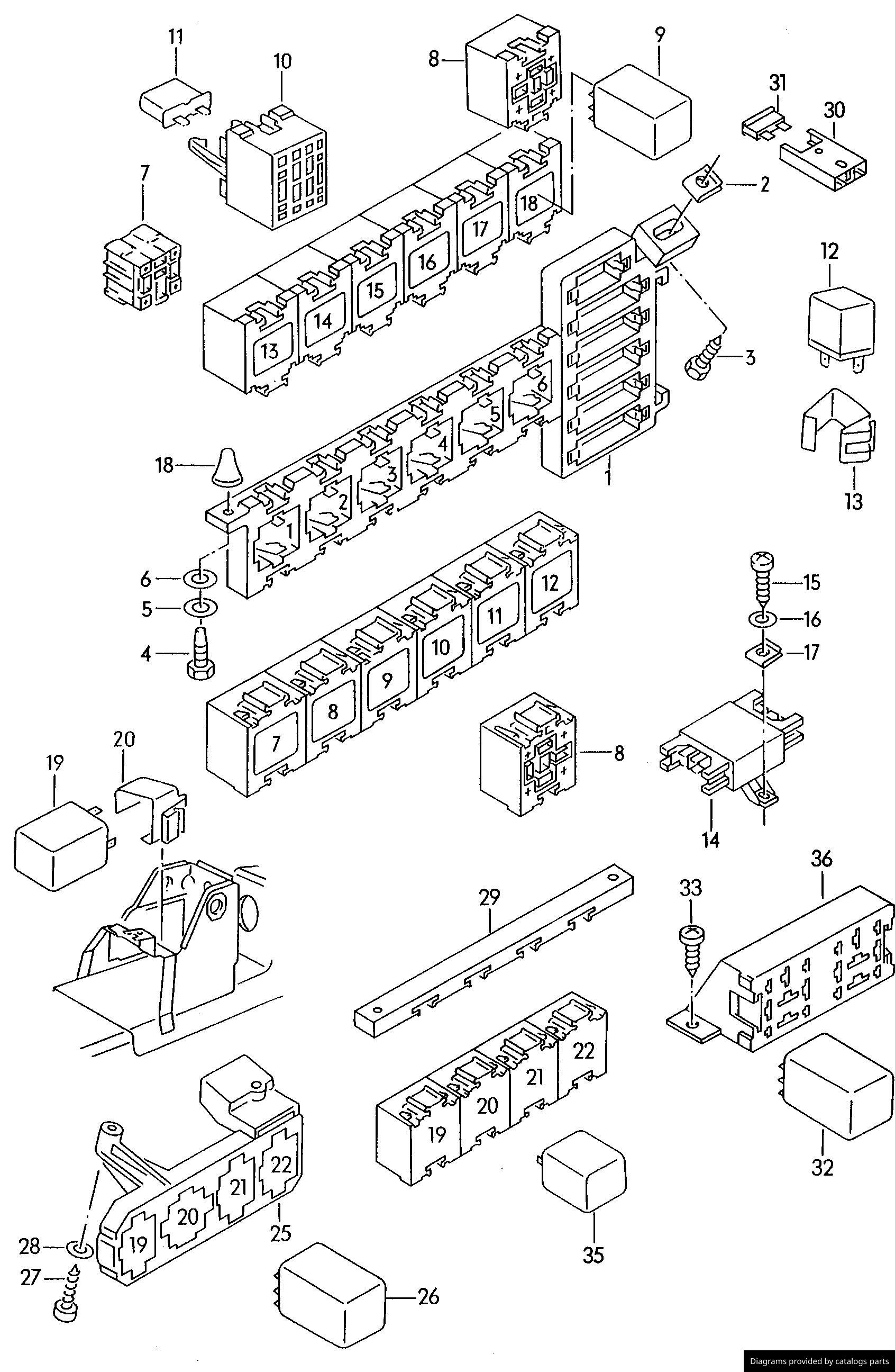 Car part diagram