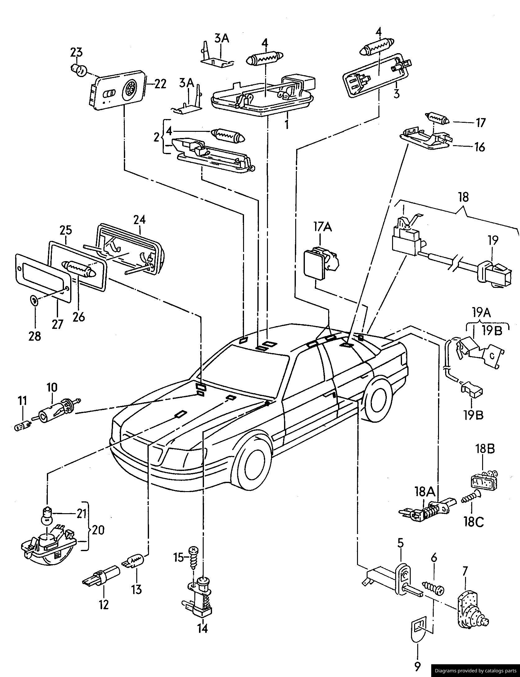 Car part diagram