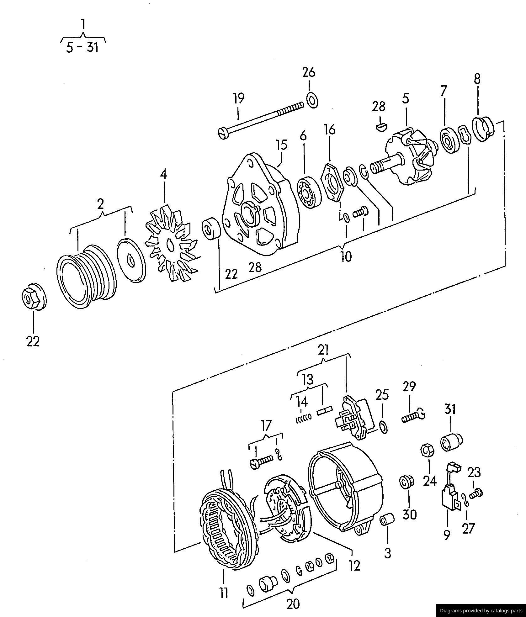 Car part diagram