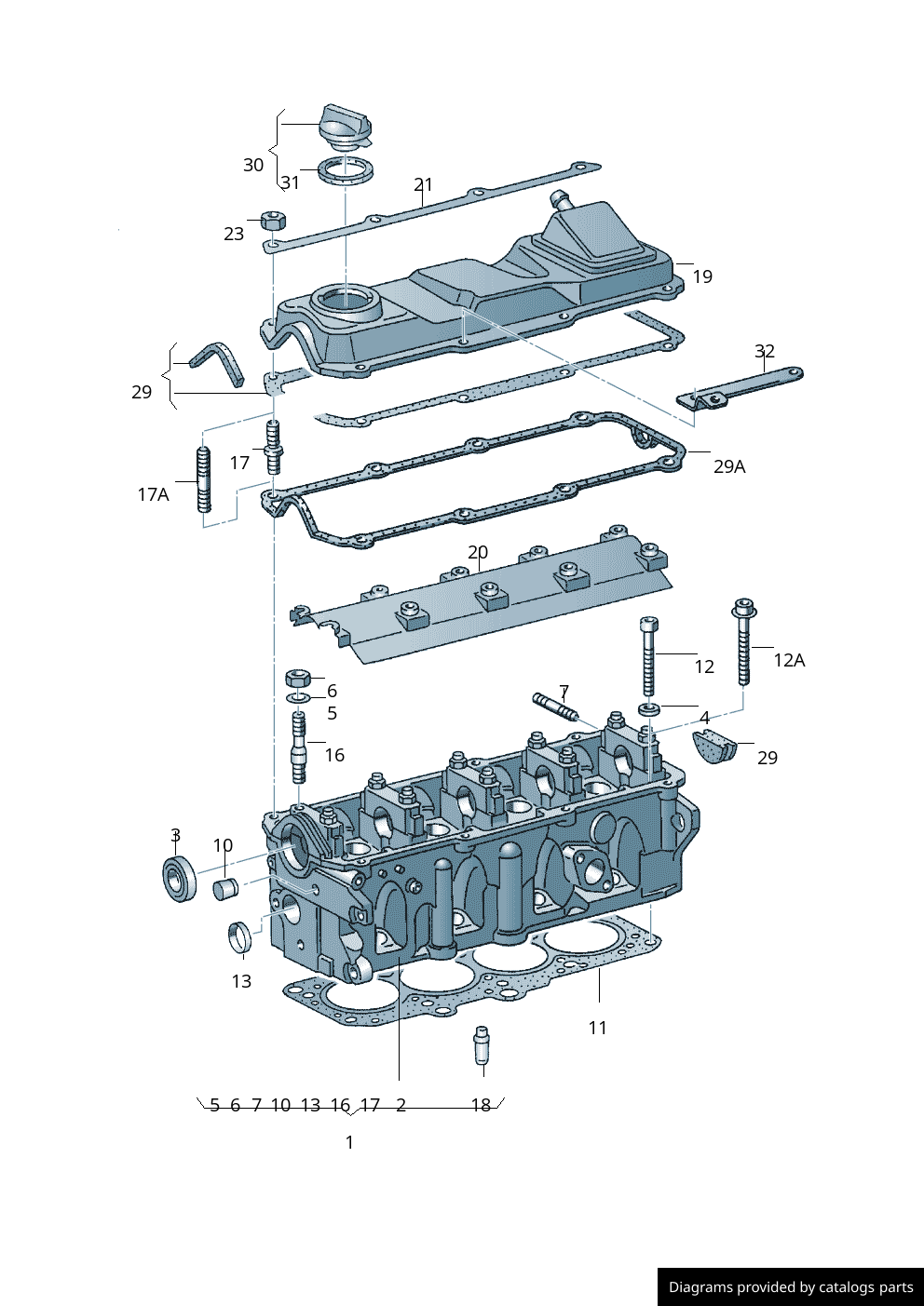 Car part diagram