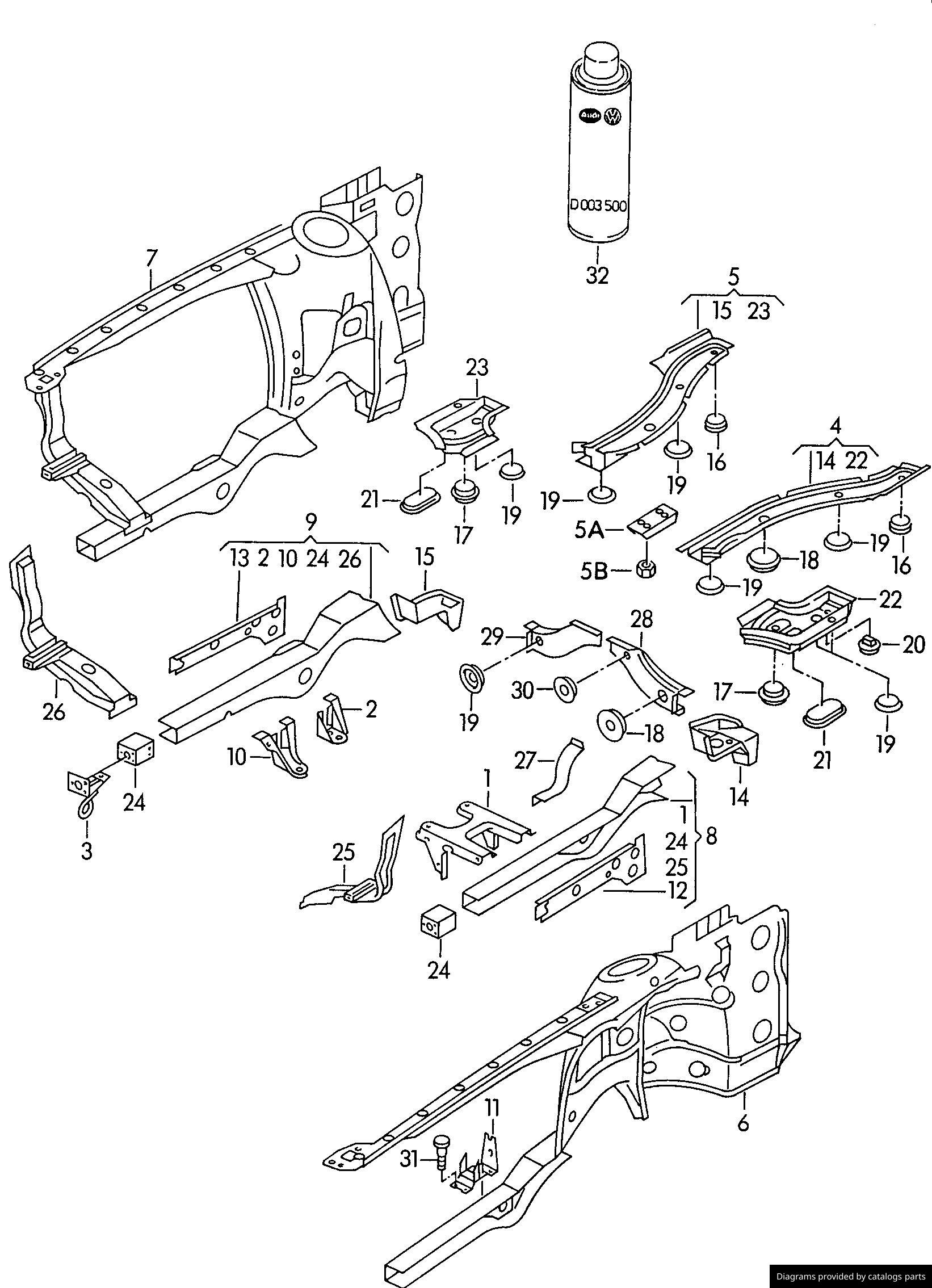 Car part diagram