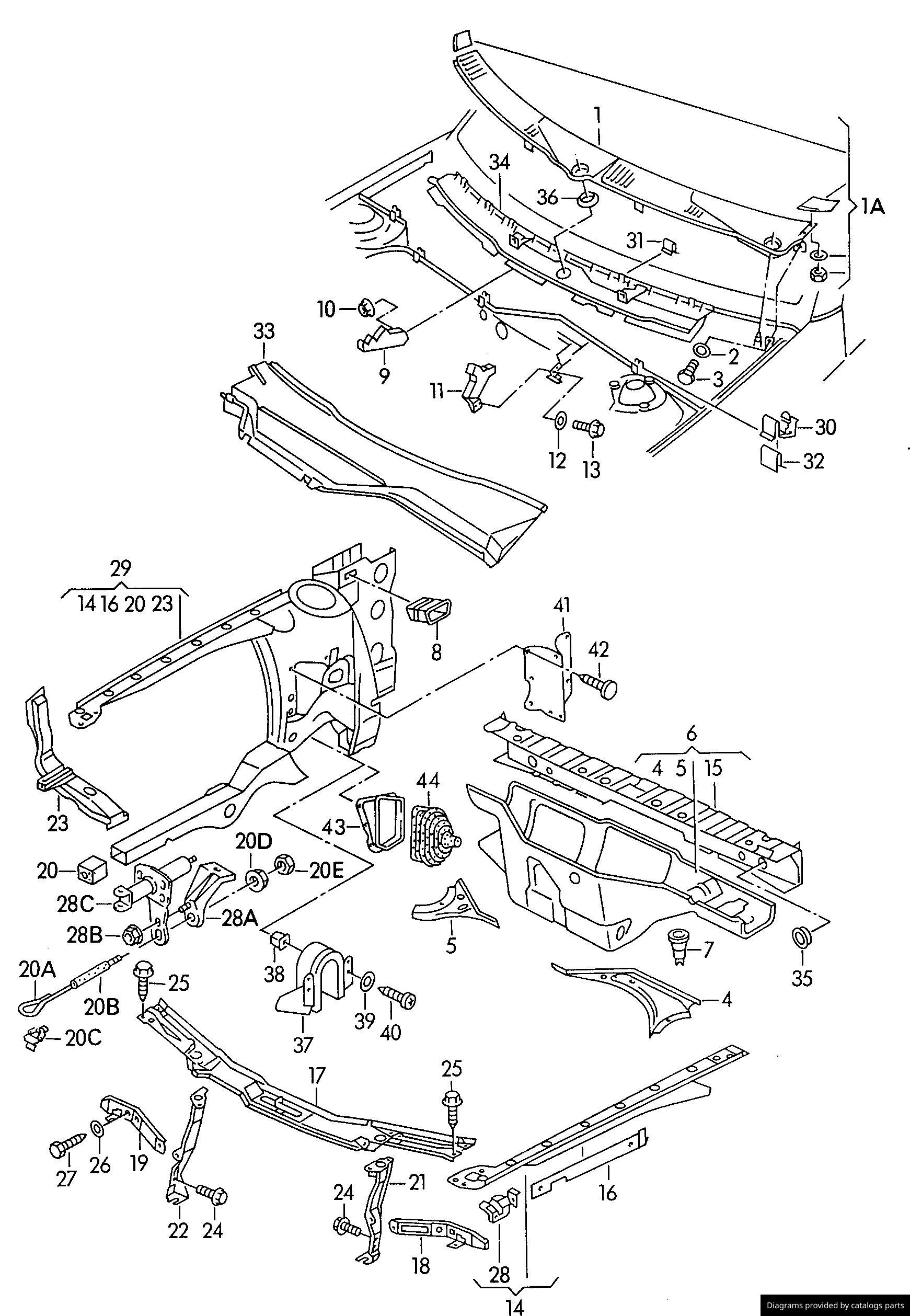 Car part diagram