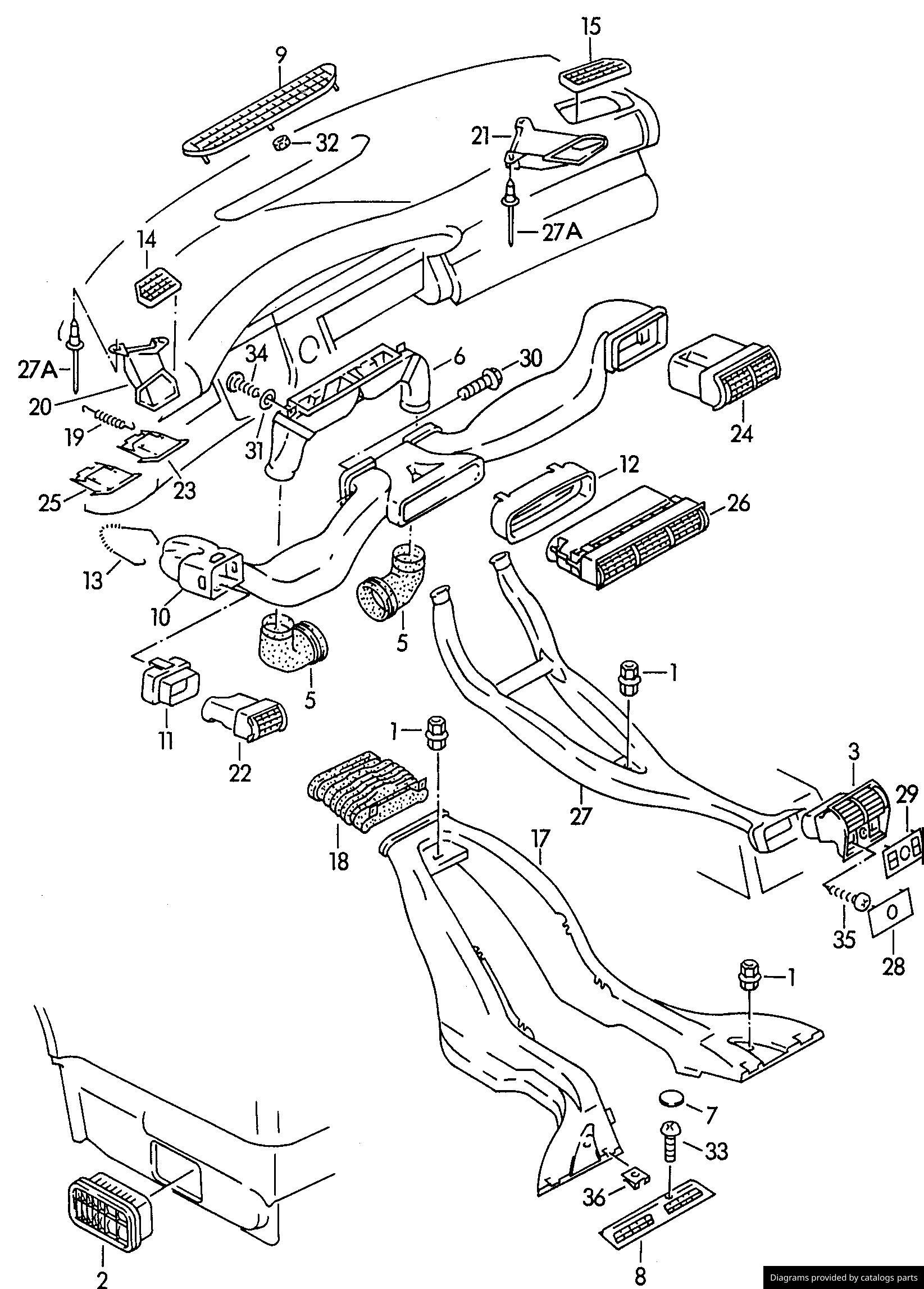 Car part diagram