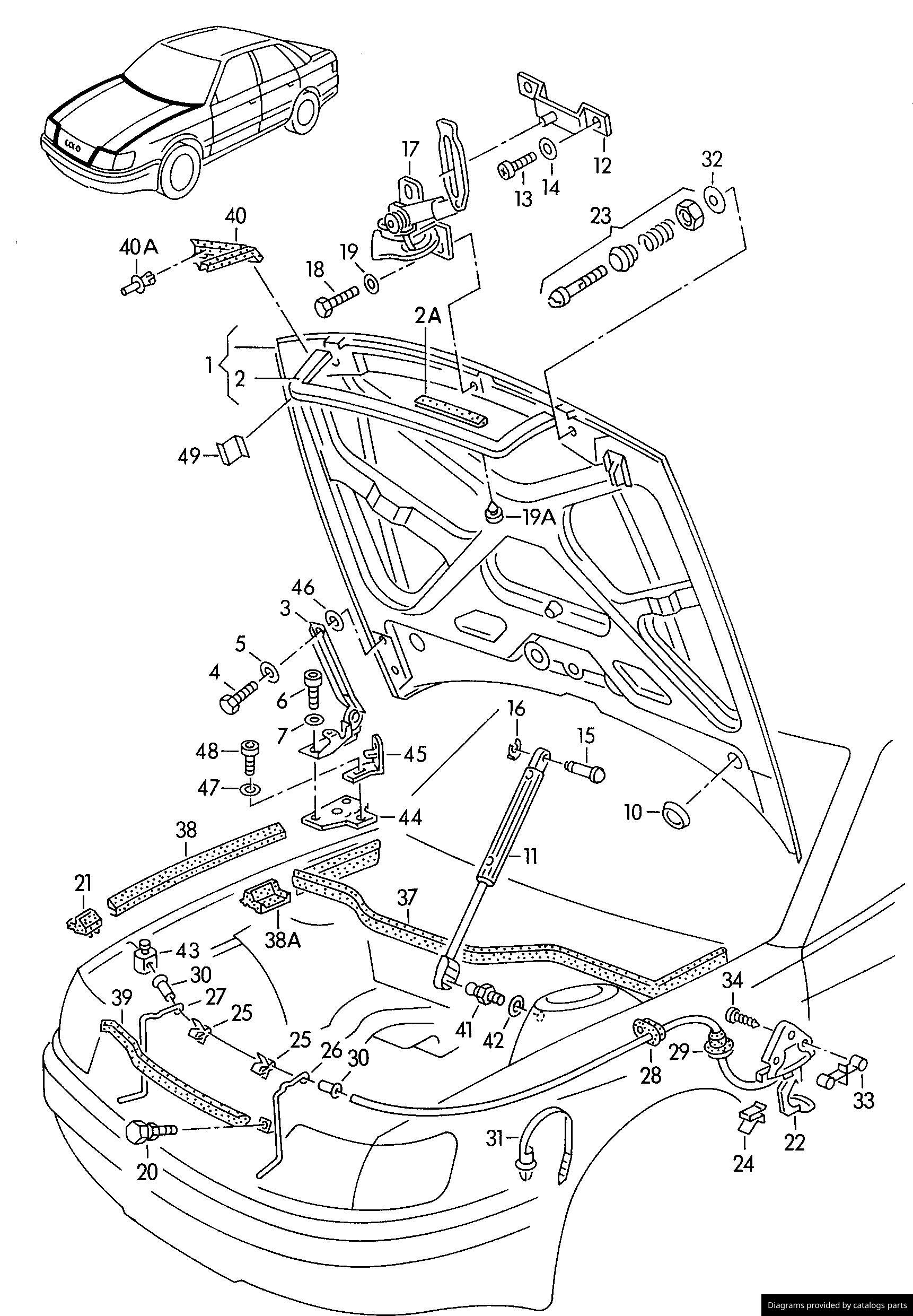 Car part diagram