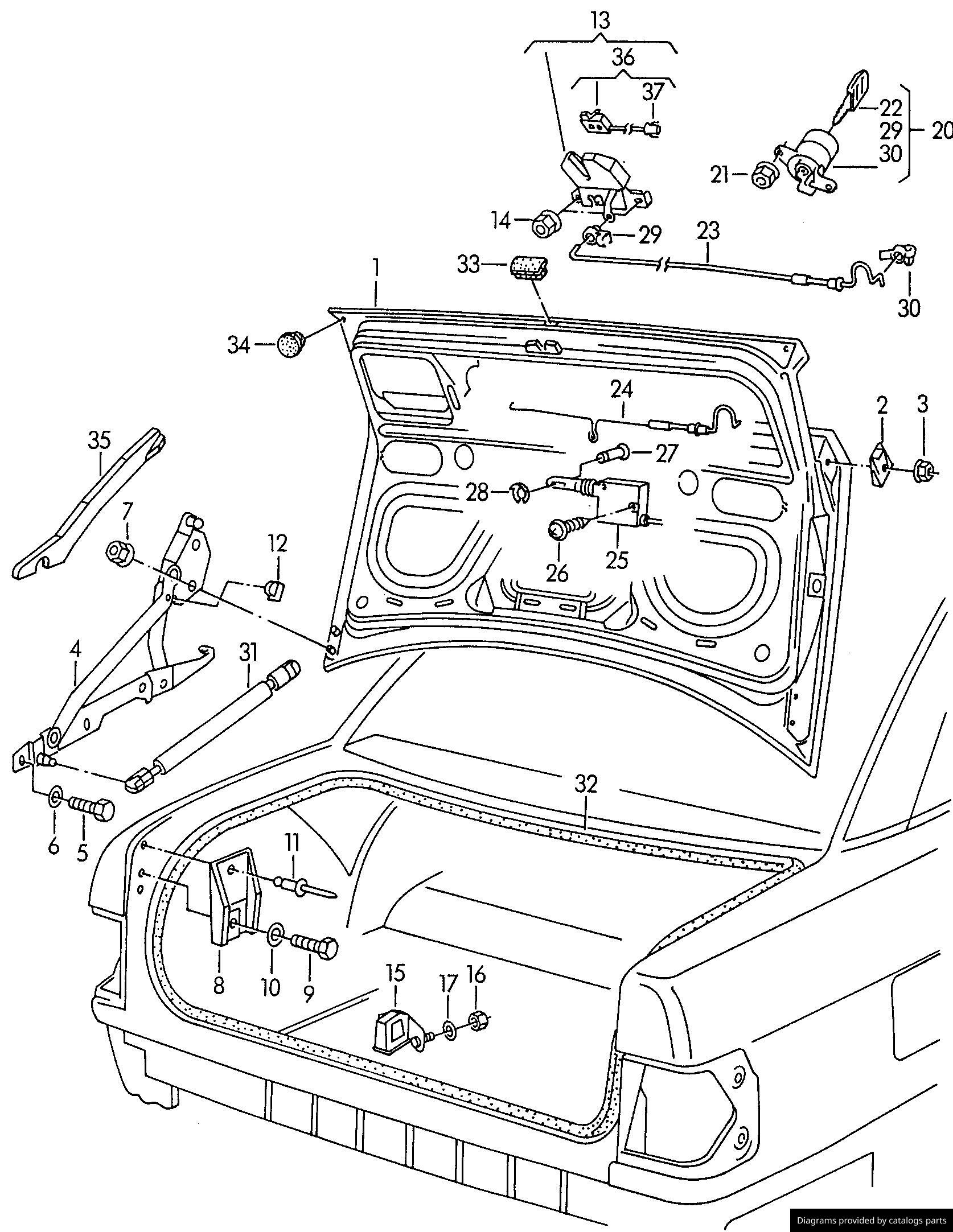 Car part diagram
