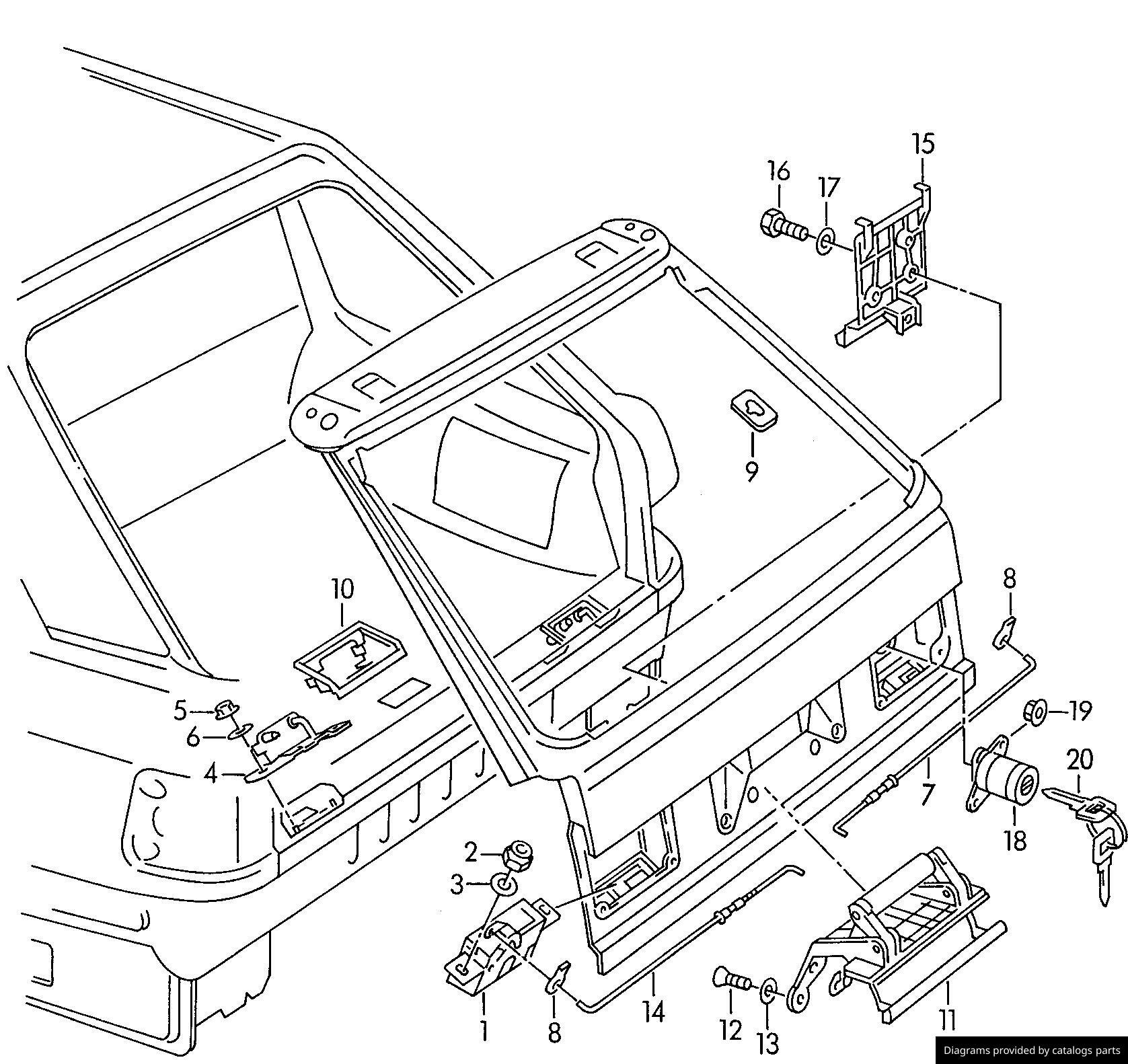 Car part diagram