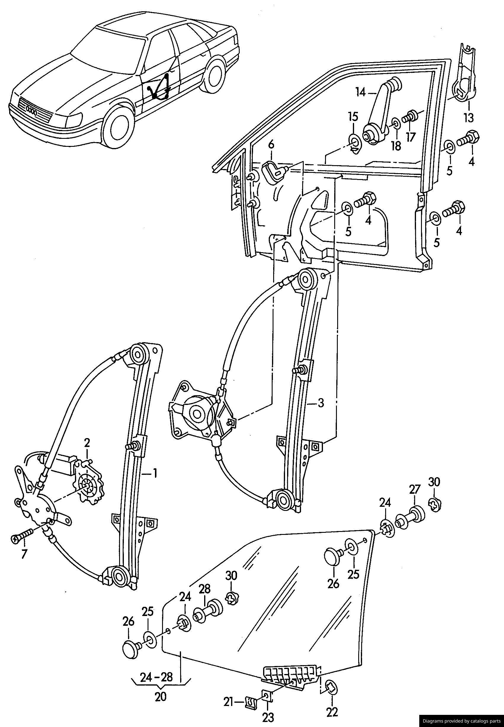Car part diagram