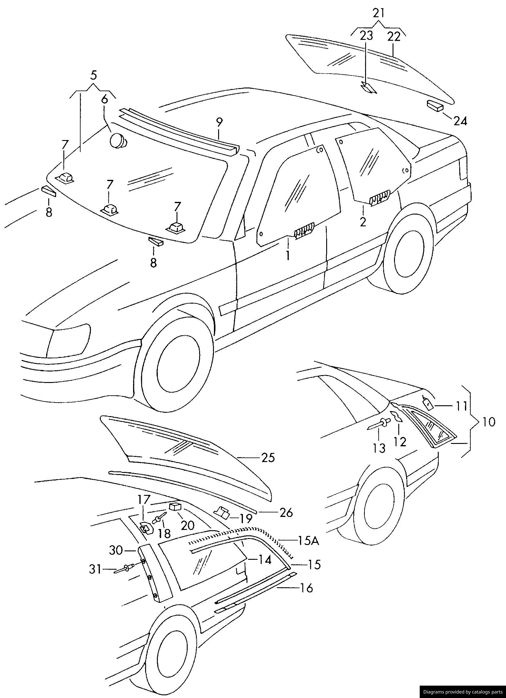 Car part diagram