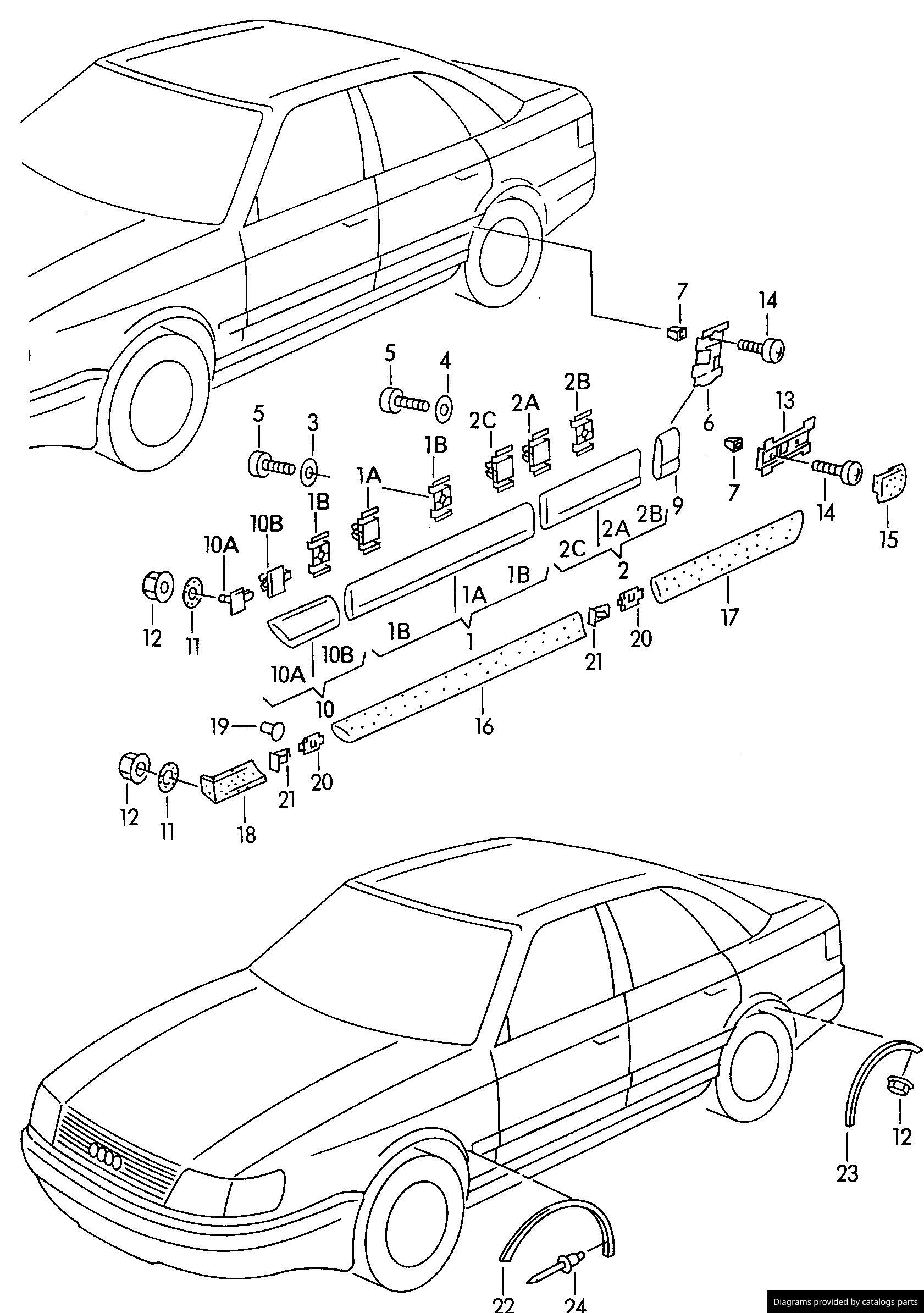 Car part diagram